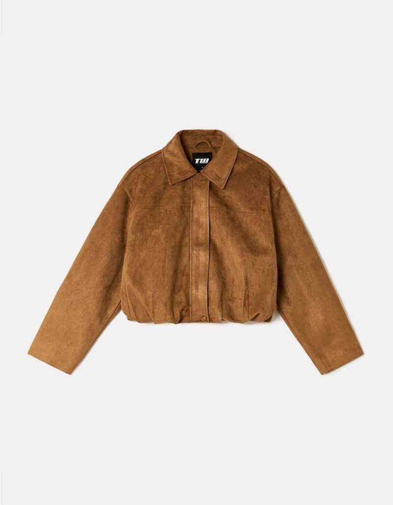 Tally Weijl Kurzjacke SJAPEVITTO mit Kentkragen und verdeckter Knopfleiste