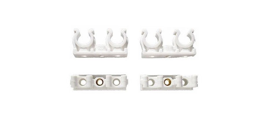 Rohrschelle Cornat Rohr-Clip doppelt für 22 mm Ø - Rohre