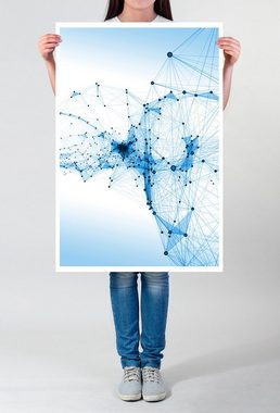 Sinus Art Poster Bild  Abstrakte Strukturen 60x90cm Poster