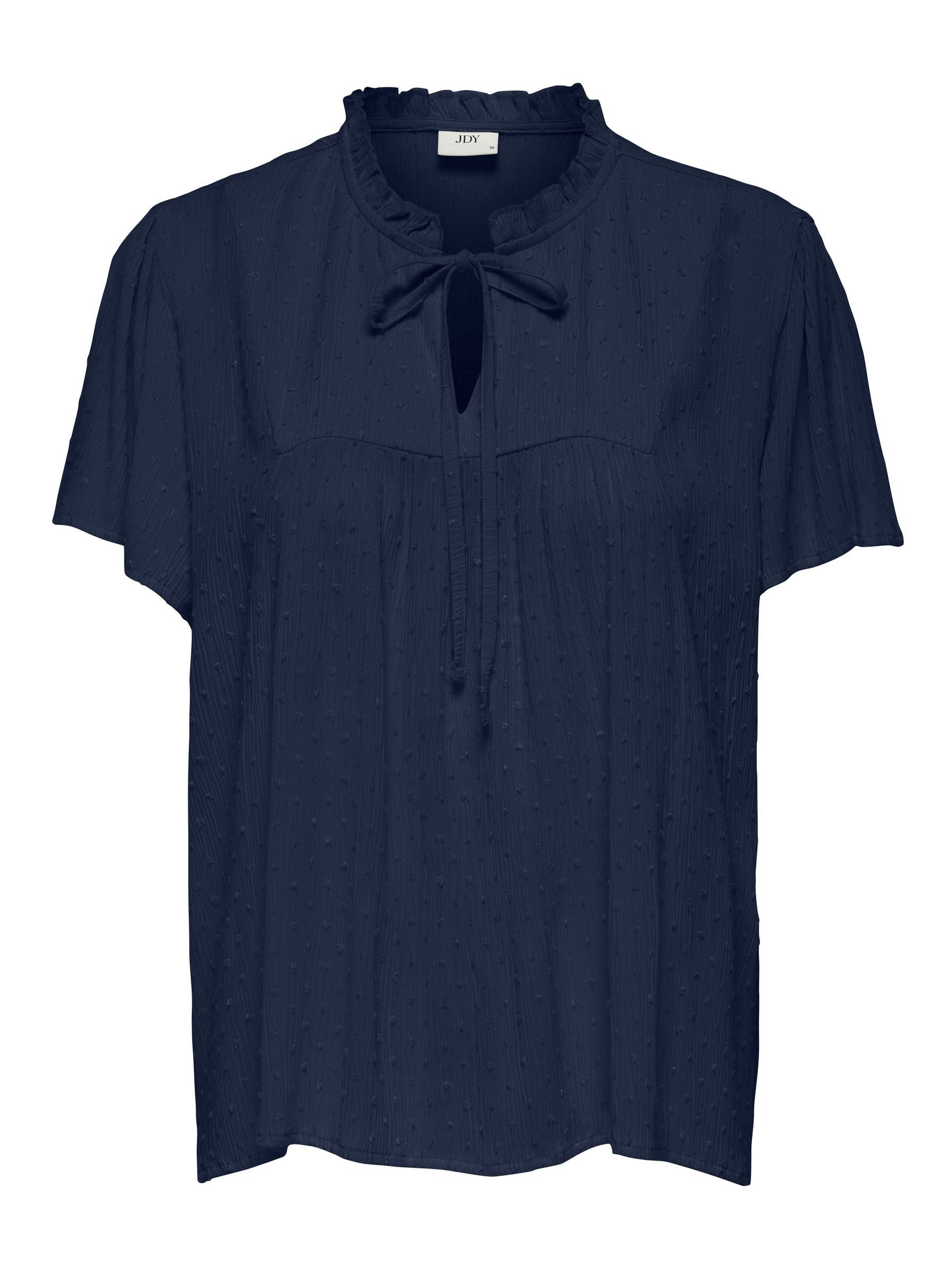 JACQUELINE de YONG Blusenshirt Oberteil Rundhals günstig online kaufen