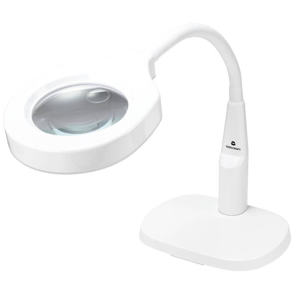 TOOLCRAFT Lupenlampe 2-in-1 Lupenleuchte TO-7447449, dimmbar
