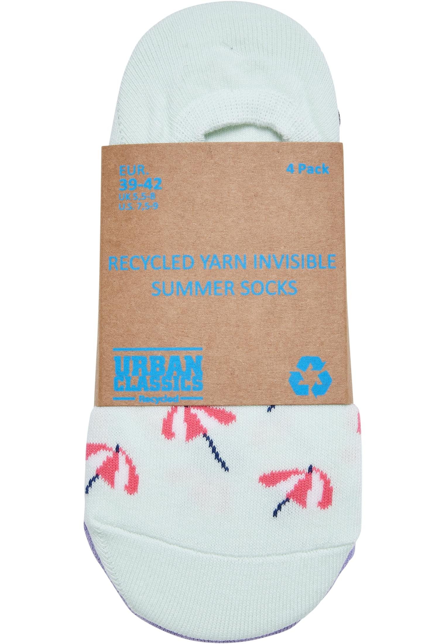 (1-Paar) Summer CLASSICS Accessoires Freizeitsocken Socks Yarn URBAN Invisible Recycled 4-Pack