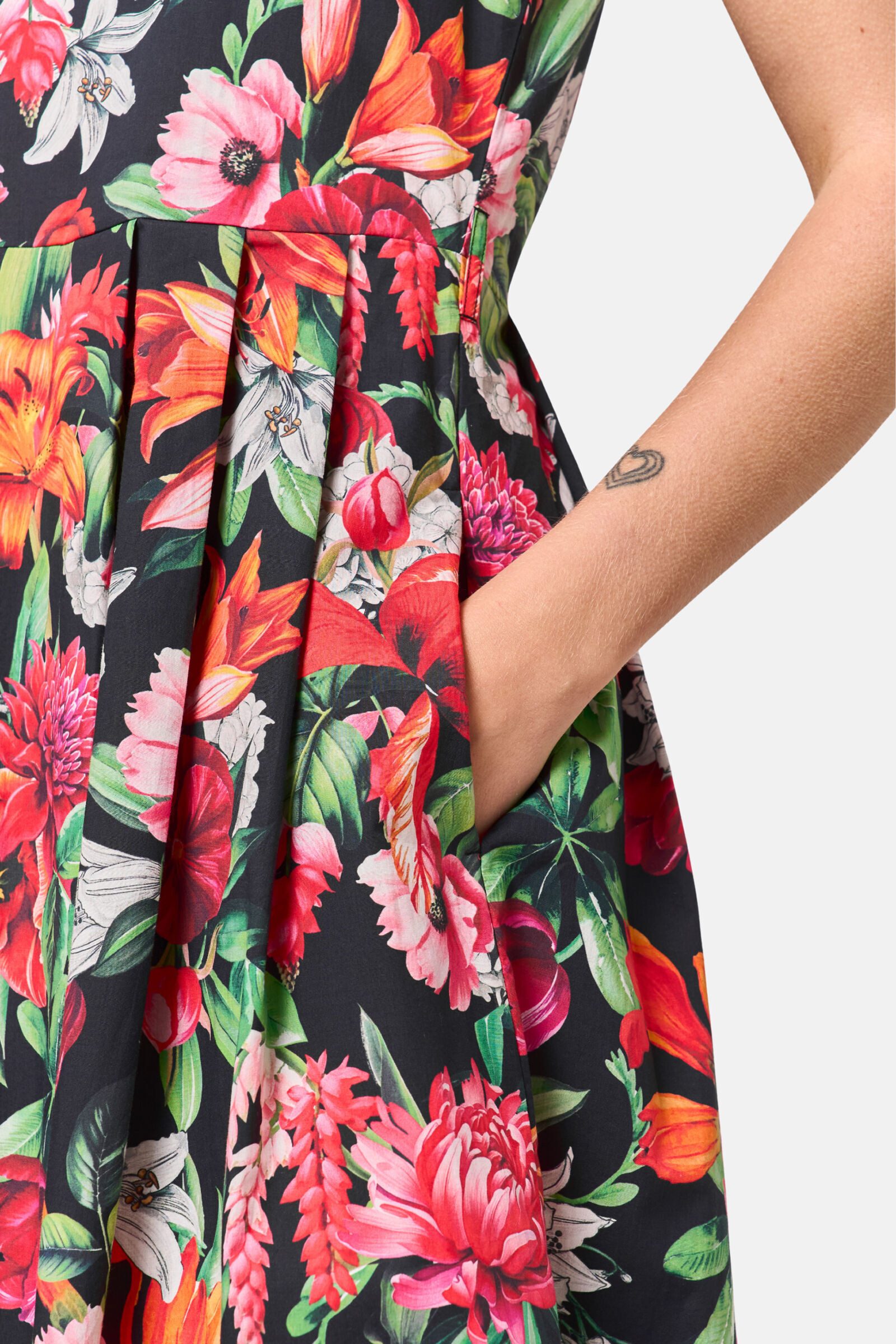 Princess goes Hollywood A-Linien-Kleid (1-tlg) mit abnehmbarem Taillengürtel