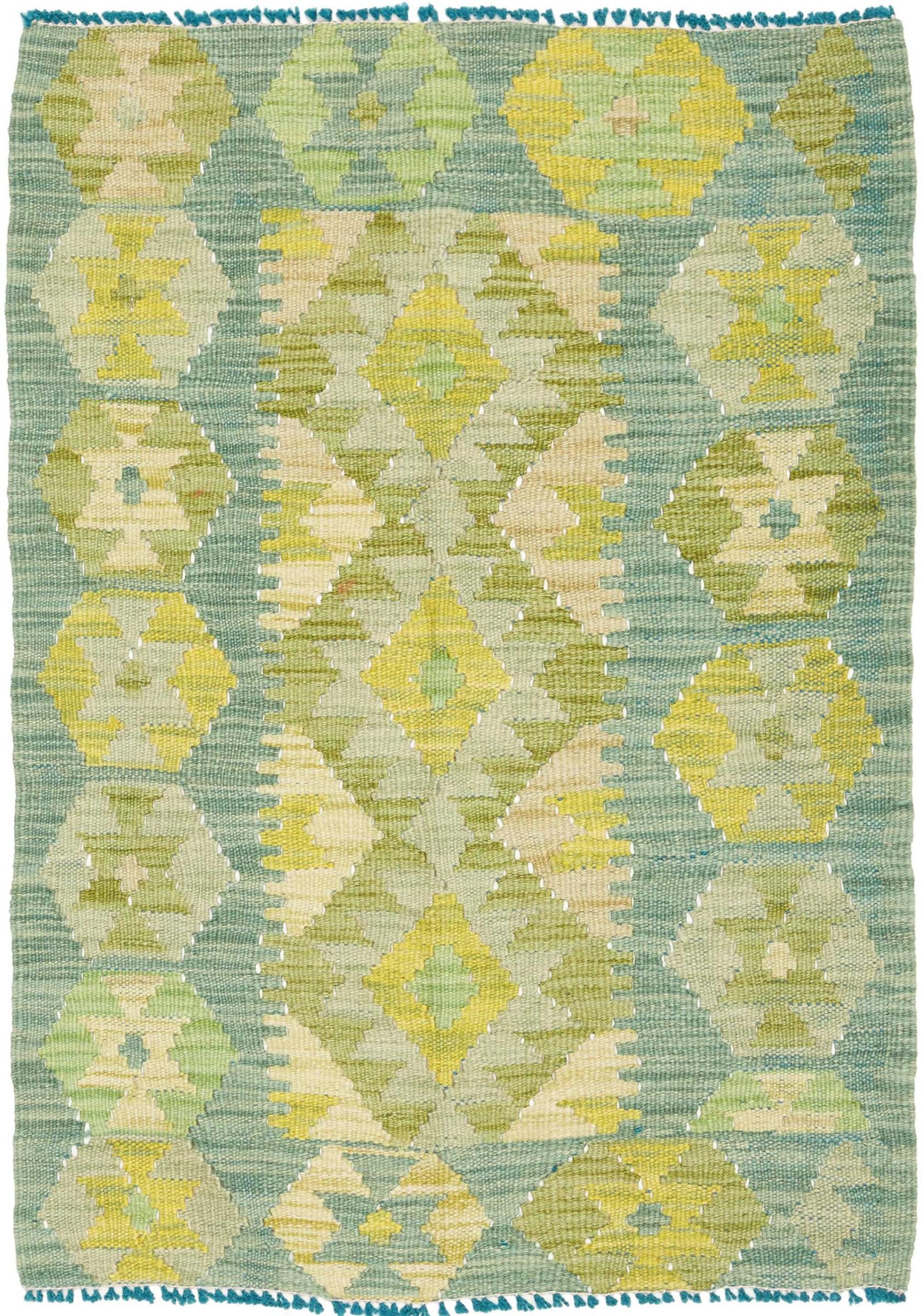 Nain Trading Orientteppich Kelim Afghan 62x85 Handgewebter Orientteppich, rechteckig, Höhe: 5 mm