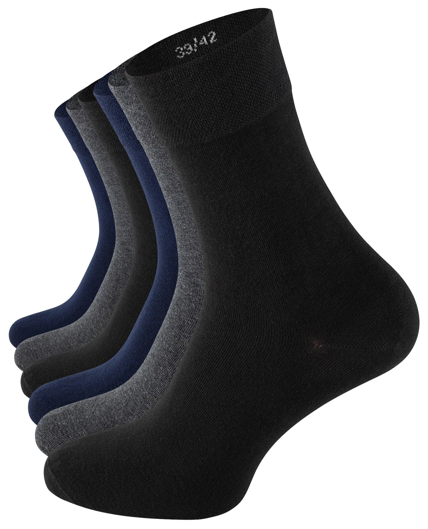 Clark Crown® Socken (6-Paar) in Baumwollqualität angenehmer gemischt
