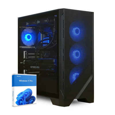 dcl24.de RGB Gaming-PC (Intel Core i9 14900KF, RTX 4080, 32 GB RAM, 1000 GB SSD, Wasserkühlung, WLAN, Windows 11 Pro)