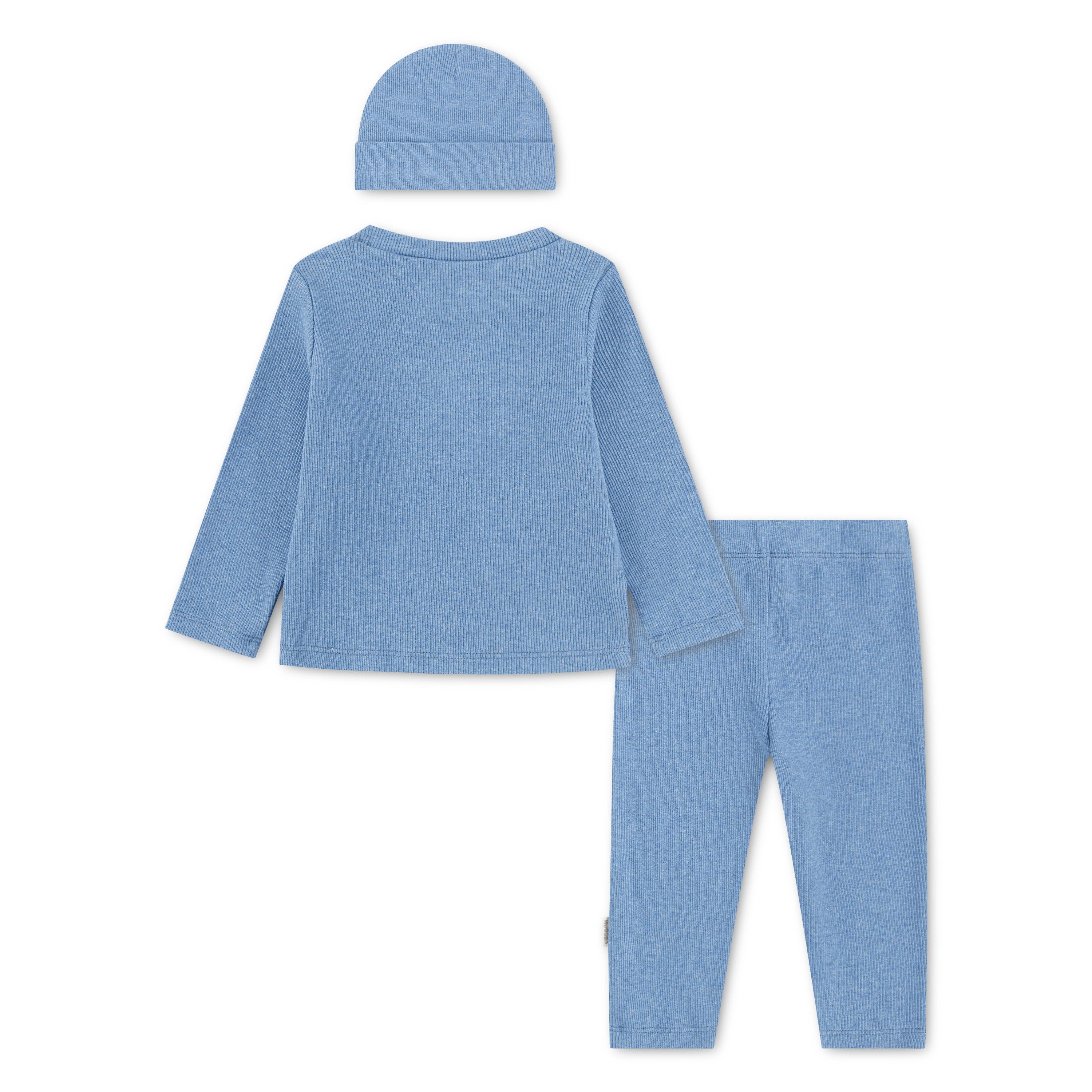 HUGGIES babywear Langarmshirt & Hose HUGB PANT SET + ATTACHMENT (Set, 3-tlg) mit Koala-Applikation und passendem Mützchen