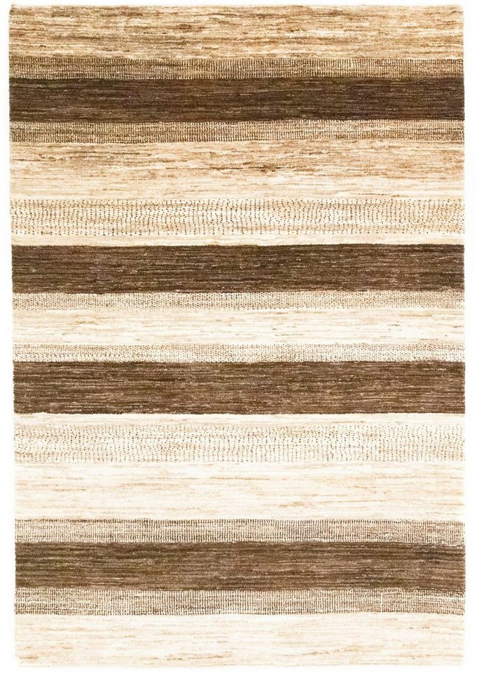 Wollteppich »Gabbeh Teppich handgeknüpft mehrfarbig«, morgenland, rechteckig, Höhe 10 mm, handgeknüpft-HomeTrends