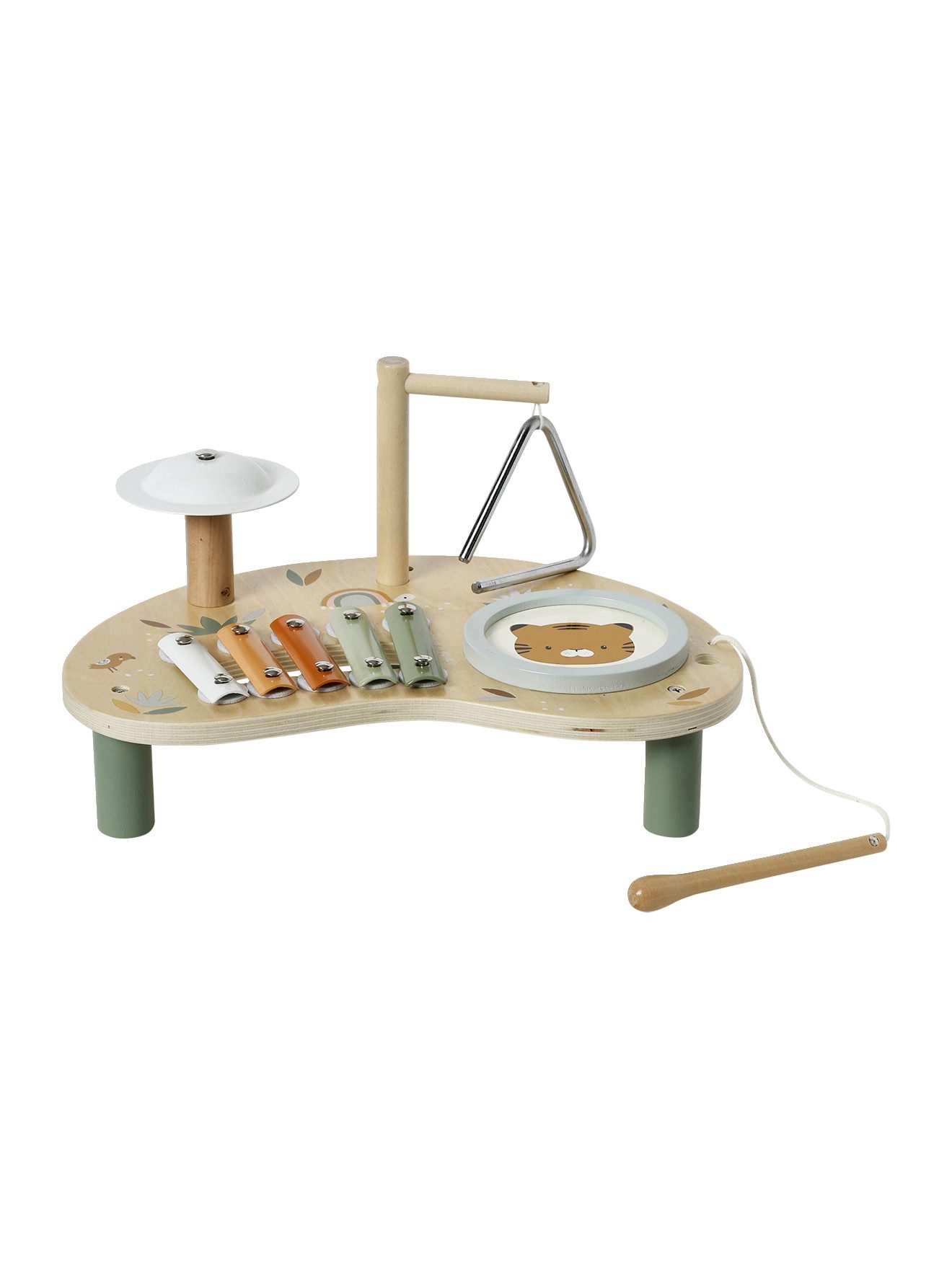 vertbaudet Spielzeug-Musikinstrument Baby Musik-Spieltisch TANSANIA, Holz günstig online kaufen