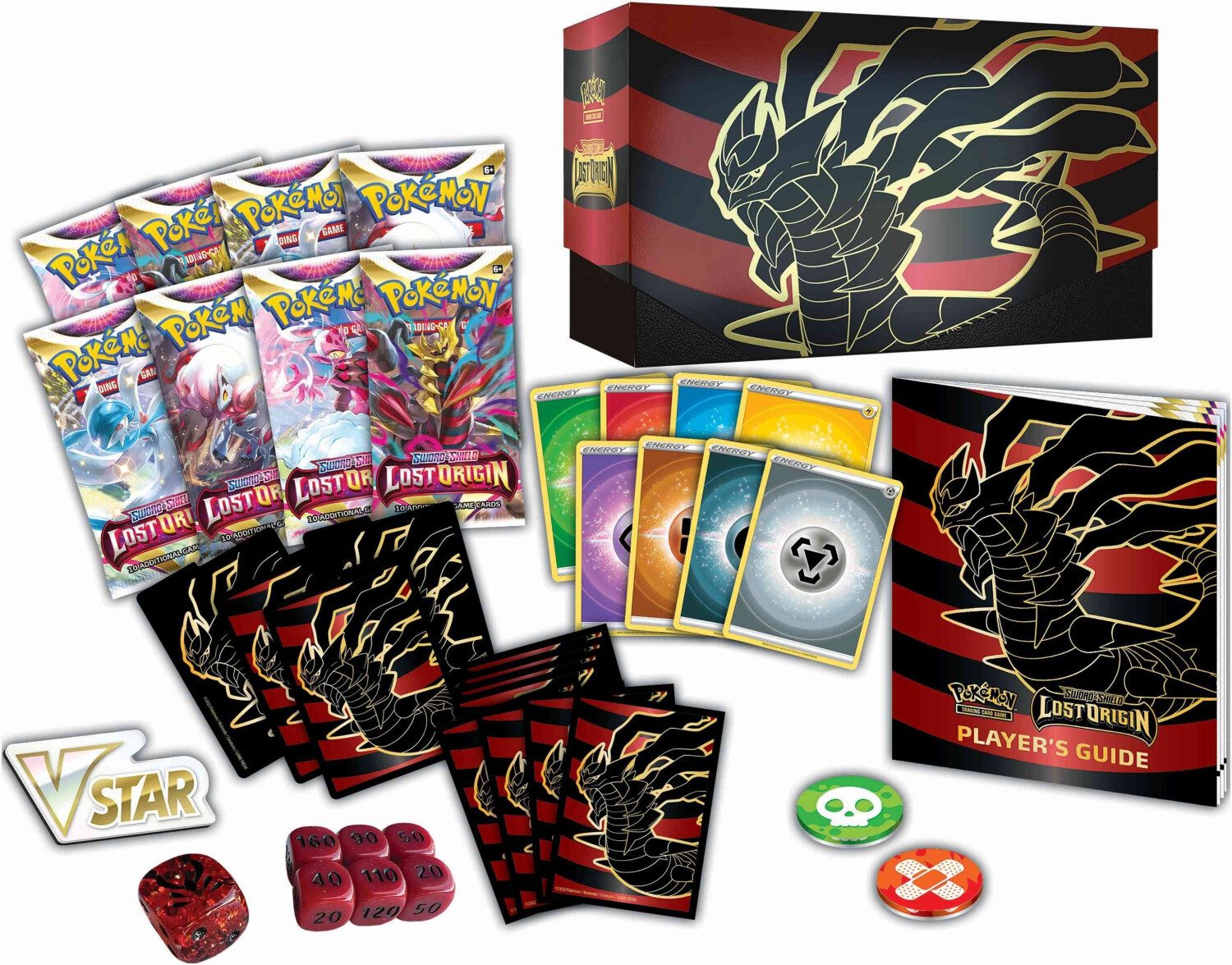 POKÉMON Sammelkarte TCG Lost Origin Elite Trainer Box Englisch, Includes 8 booster packs