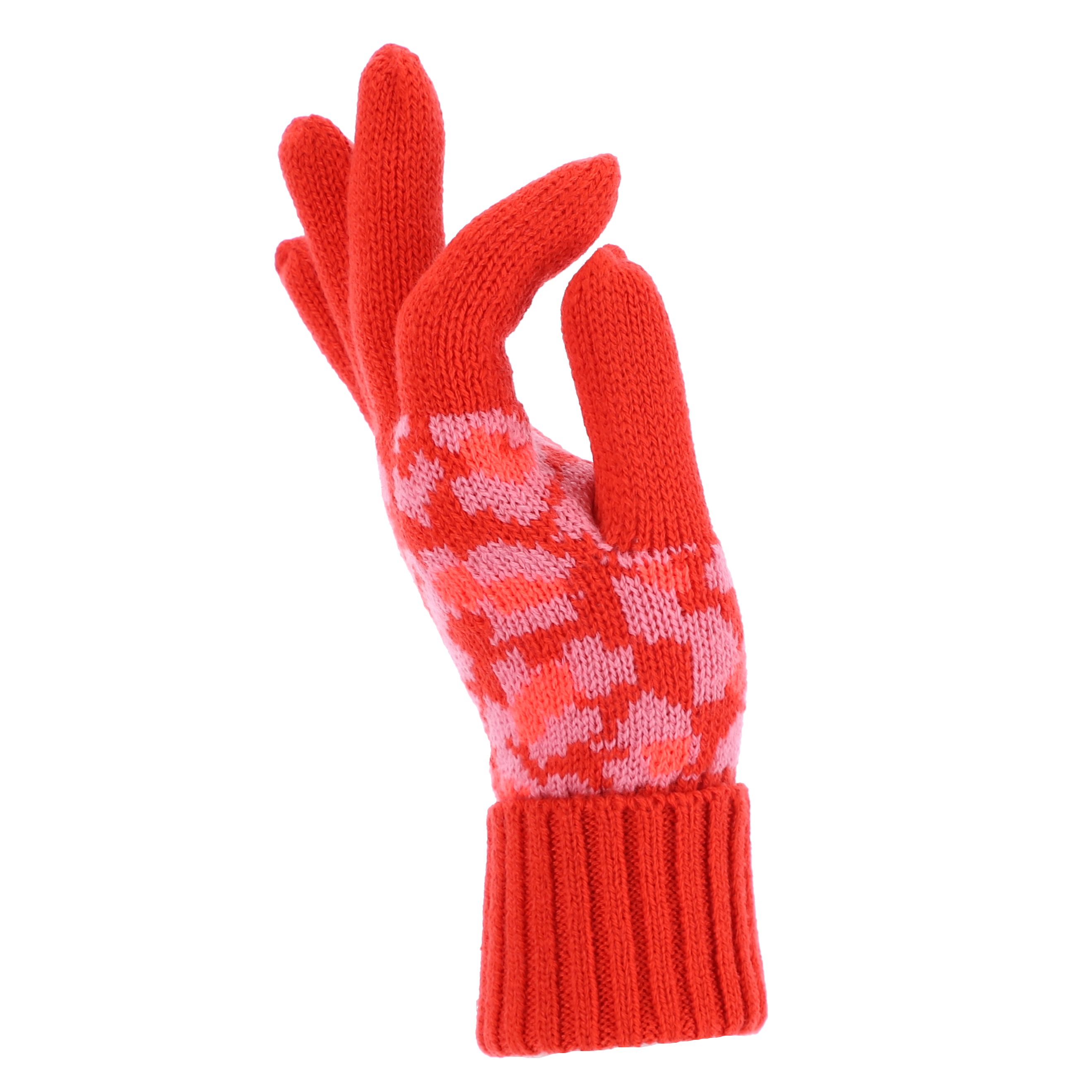 halsüberkopf Accessoires Strickhandschuhe Leo mit Animalmuster günstig online kaufen