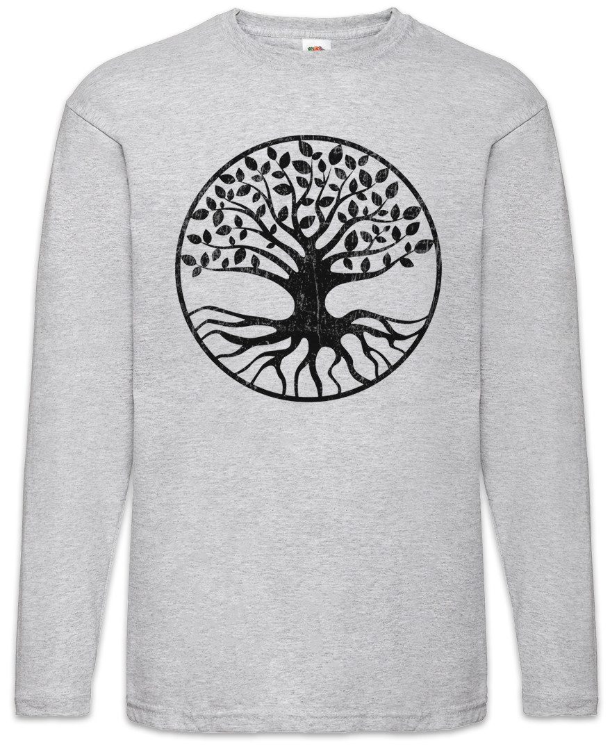 Langarmshirt Yggdrasil V Langarm T-Shirt Weltenbaum Arsen Tree of Life Walhall