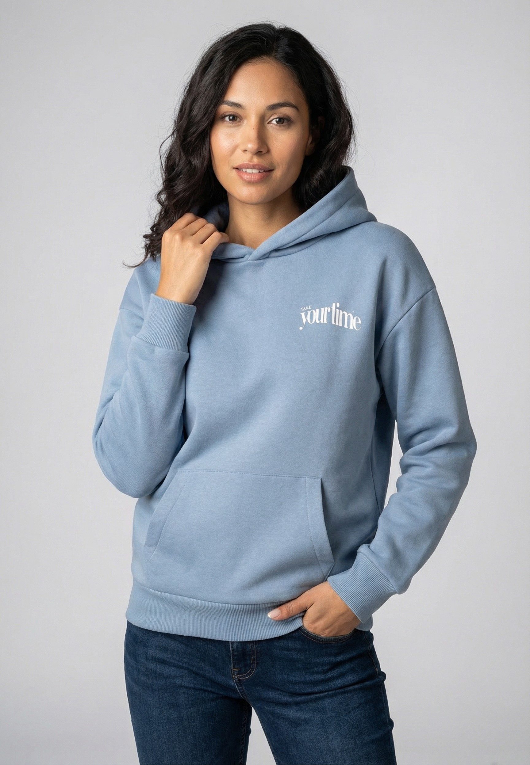 SUBLEVEL Kapuzenpullover Damen Hoodie mit Healthyprints Sweater, Kapuzenswe günstig online kaufen