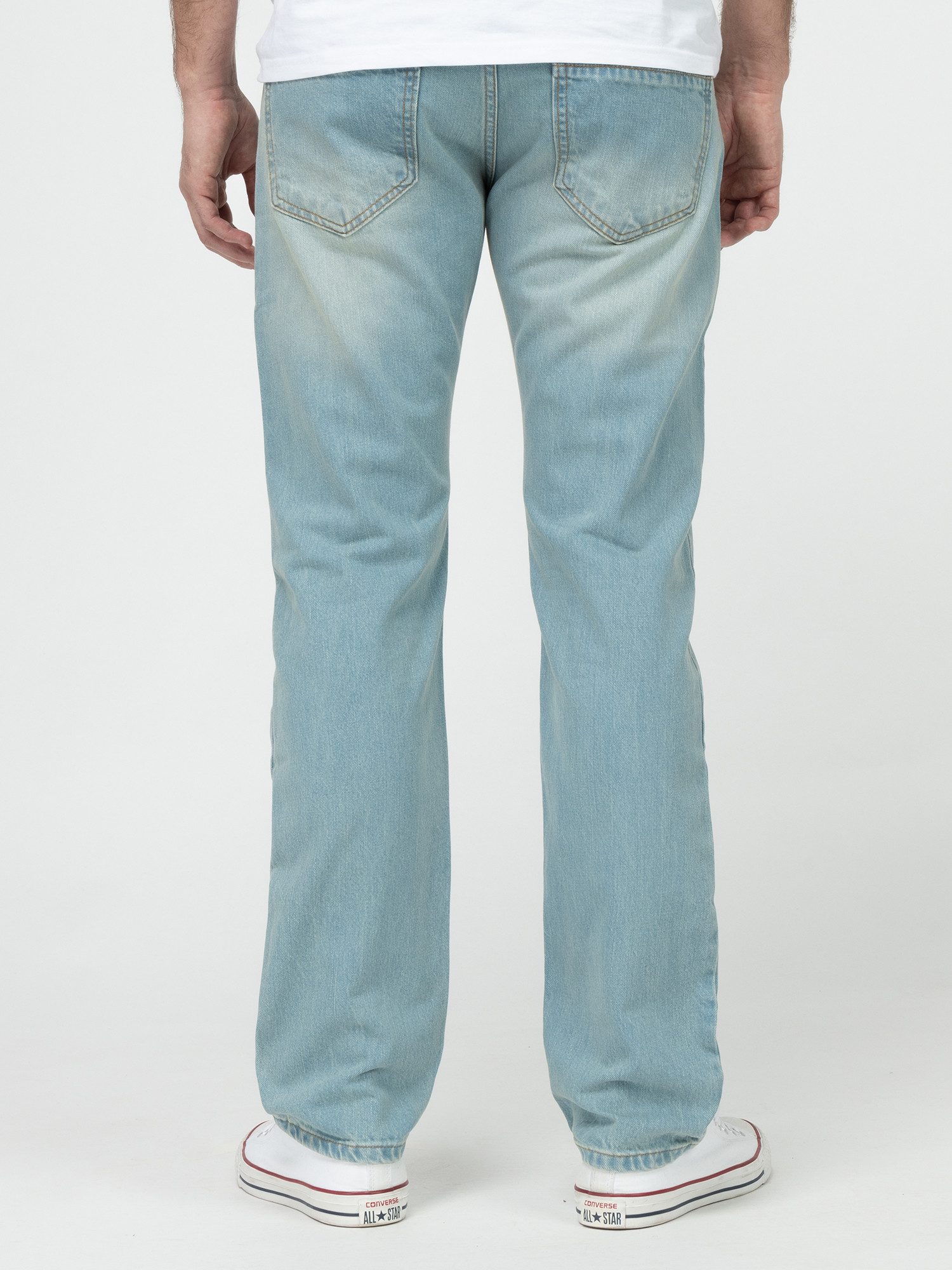 Rock Creek Straight-Jeans Herren Jeans Hose Hellblau Stonewashed RC-2441