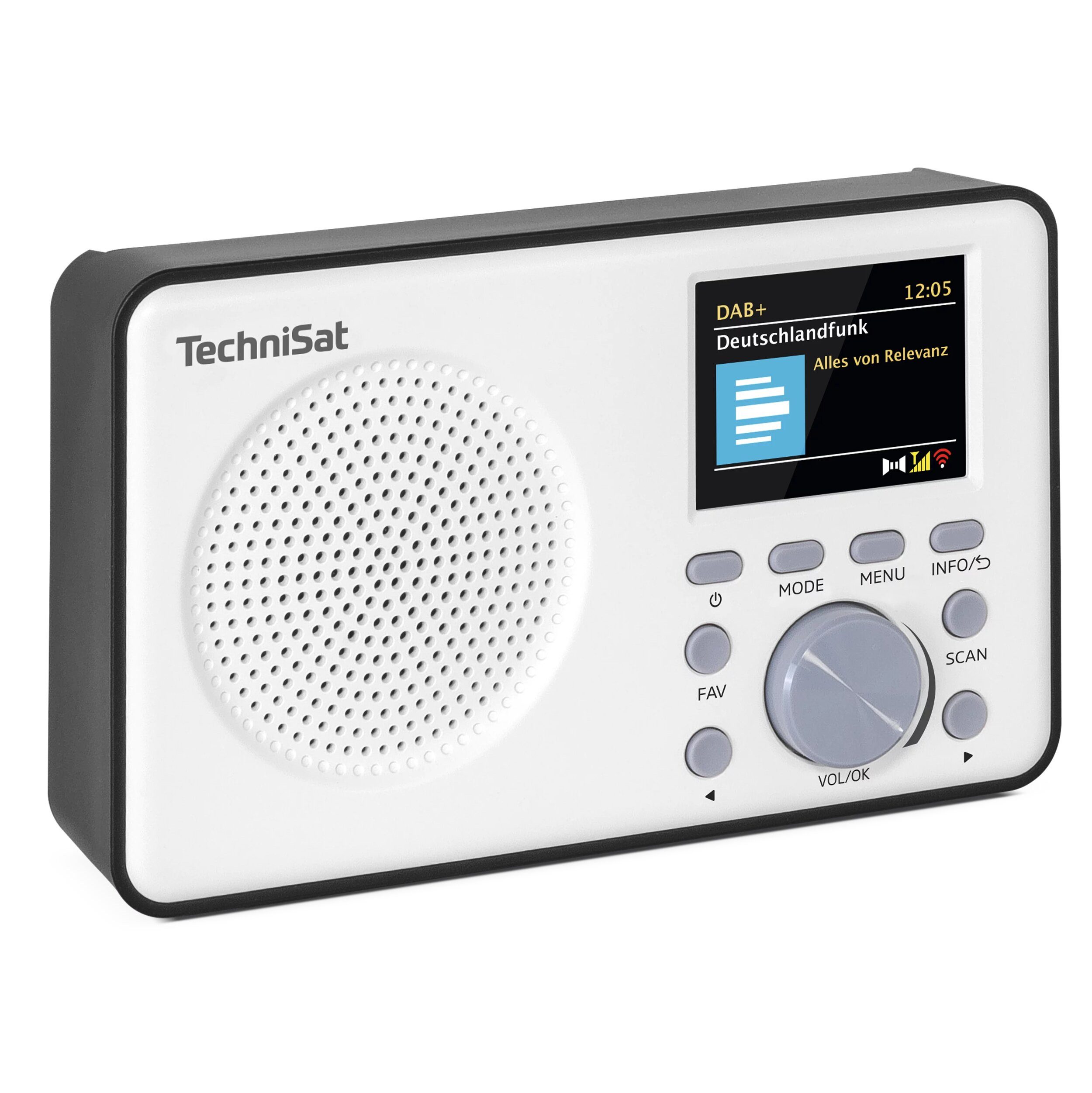 TechniSat VIOLA 2 C BT Digitalradio (DAB) (Digitalradio (DAB), FM-Tuner mit RDS, 2 W, Bluetooth, Kopfhöreranschluss, Wecker, Sleeptimer, Favoritenspeicher)