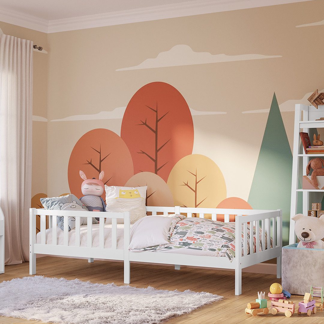 Bellabino Kinderbett Vere, in weiß, Kleinkindbett günstig online kaufen