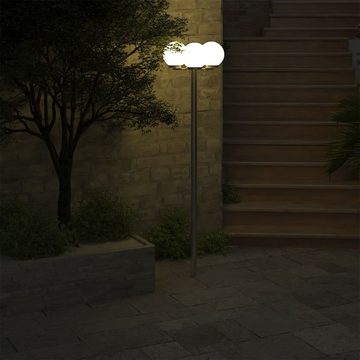 vidaXL Gartenleuchte Gartenlampe 3-flammig 220 cm Gartenlampe Gartenleuchte außen