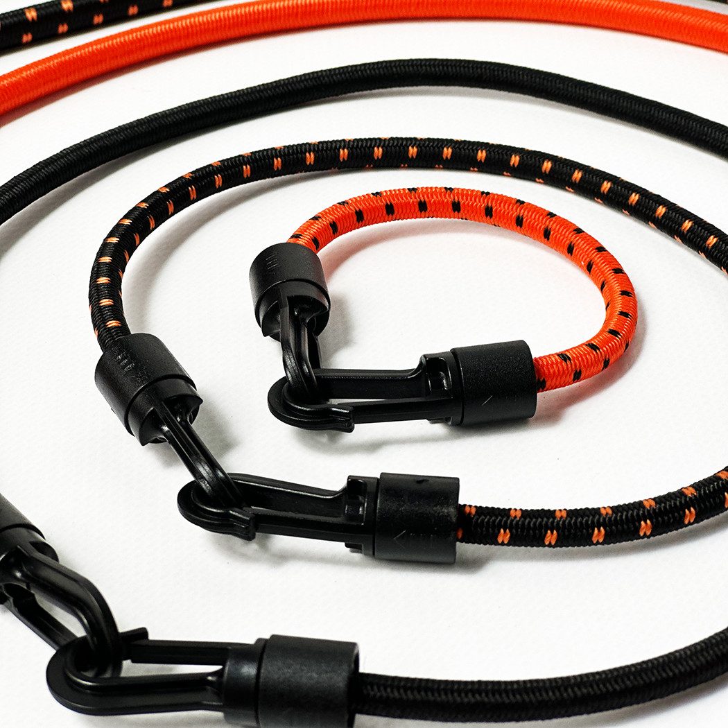 KAGM Spanngurt Expanderseil Spanngummi Expander mit Haken Ladungssicherung Spanngurt (mit Kunststoffhaken)