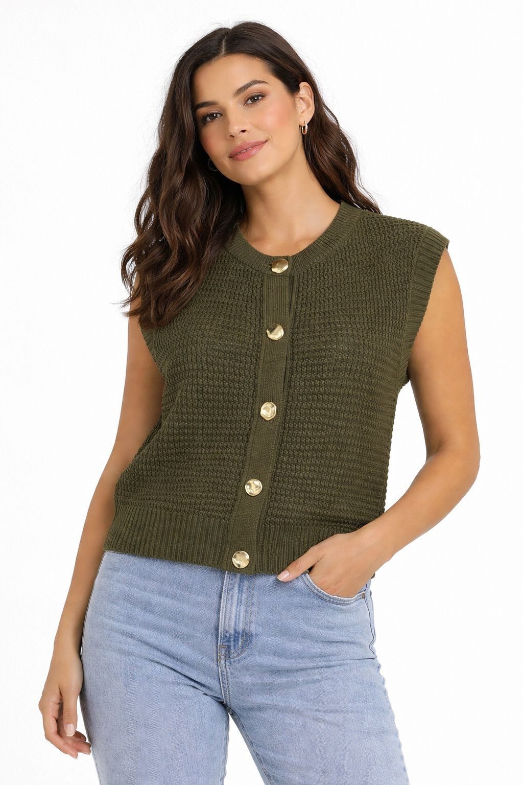 YAYA Cardigan Ärmelloser Cardigan