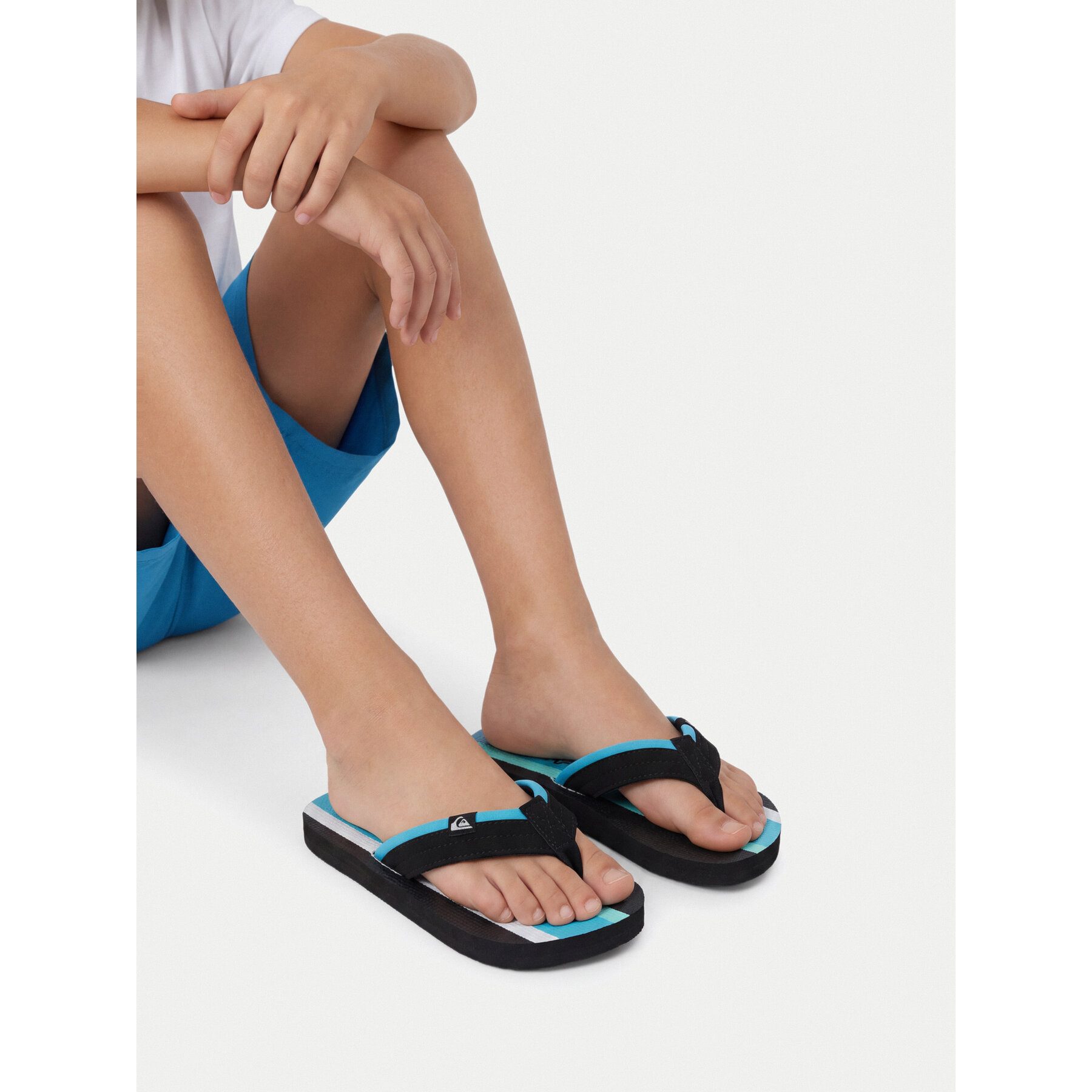 Quiksilver Quiksilver Flip-Flops für Jungen, Schwarz Badepantolette