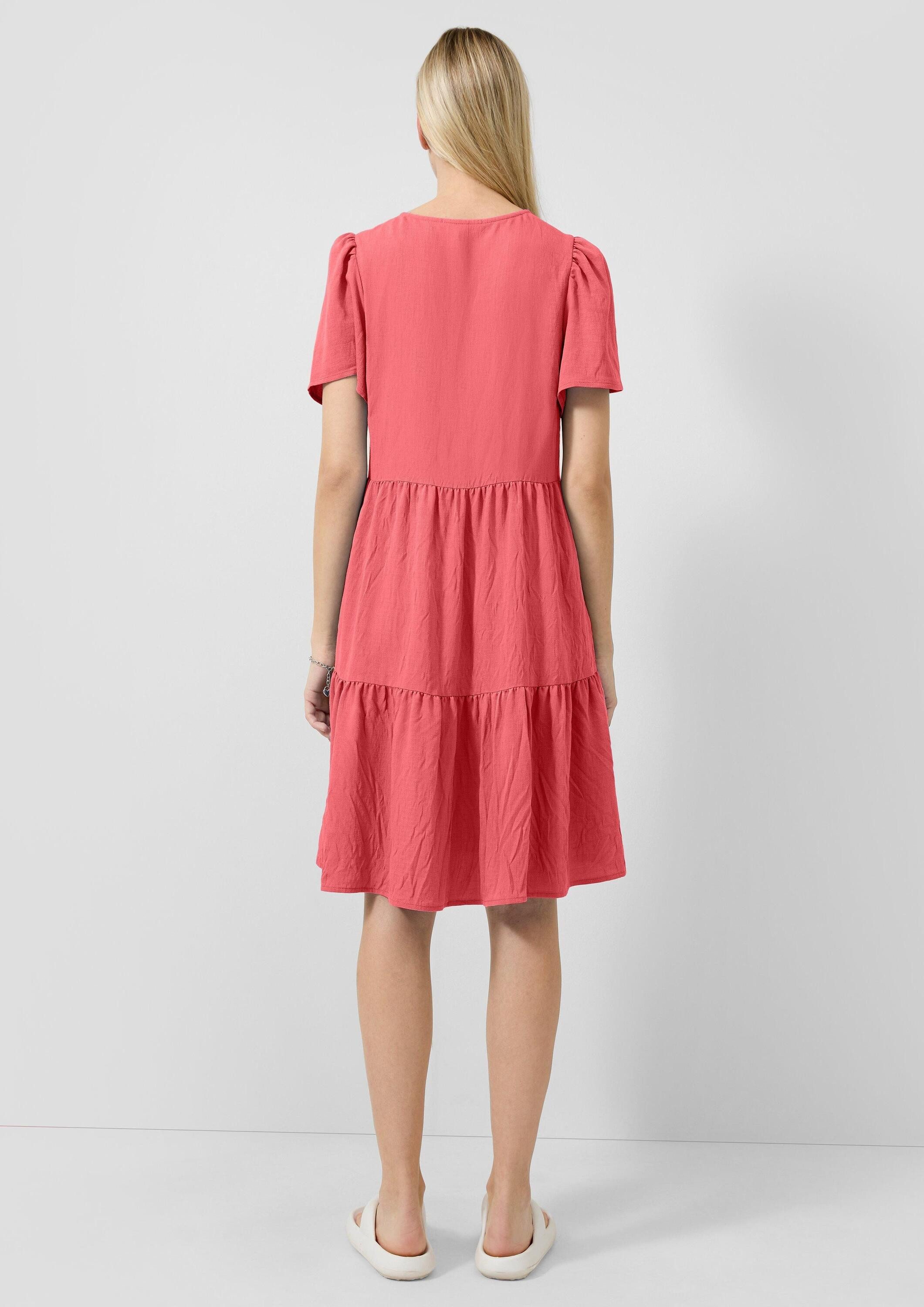 QS Minikleid Kleid Knielanges Stufenkleid