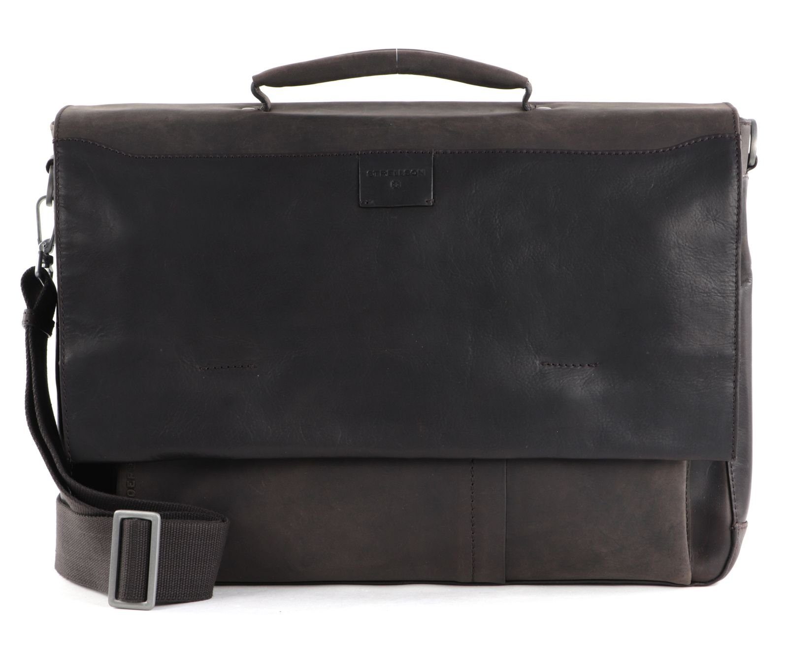Strellson Umhängetasche Jim BriefBag, aus echtem Rindsleder