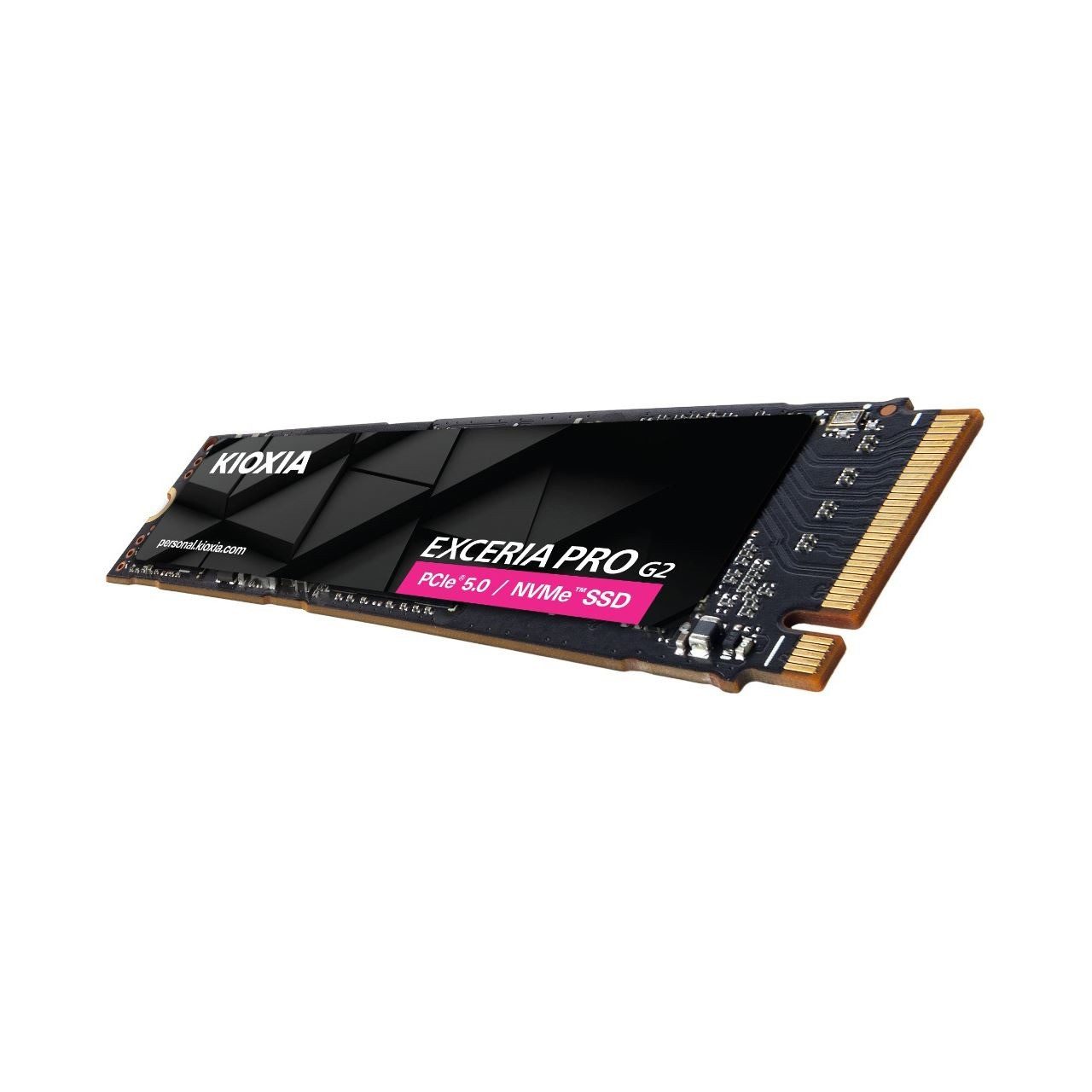 KIOXIA EXCERIA Pro G2 4TB M.2 2280 NVMe SSD 4000GB interne SSD (4 TB) M.2" 14900 MB/S Lesegeschwindigkeit, 13700 MB/S Schreibgeschwindigkeit, PCIe Gen5 x4, NVMe 2.0d, BiCS FLASH TLC, M.2 2280
