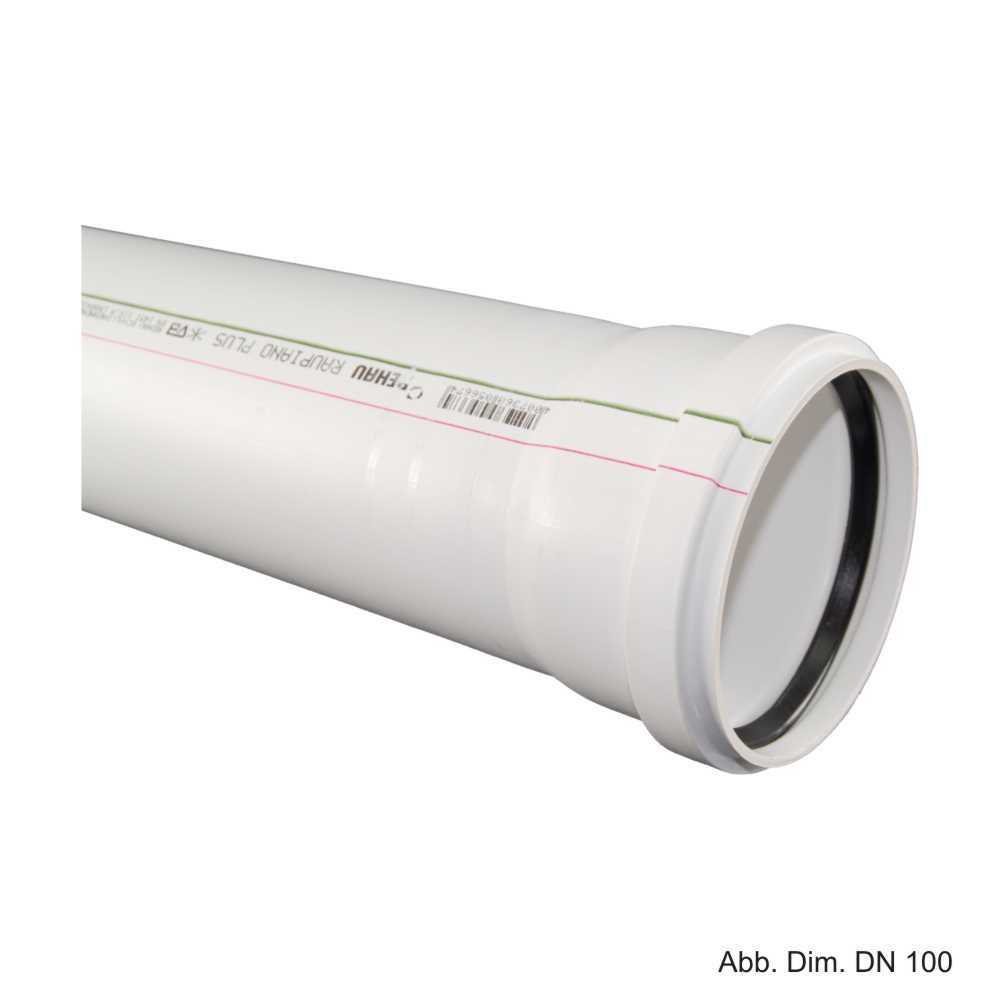 Rehau Wasserrohr Rehau Schalldämmendes Raupiano Plus Abflussrohr DN 75 x 150 mm