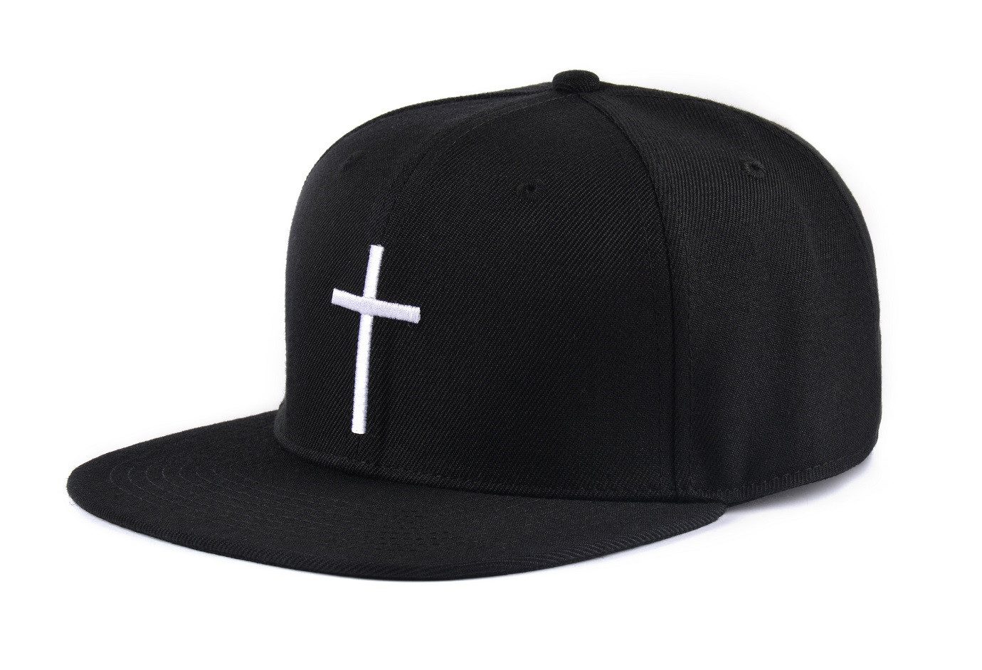 Snapback Cap für Kinder mit Kreuz-Stickerei (optimale Passform, Unisex)