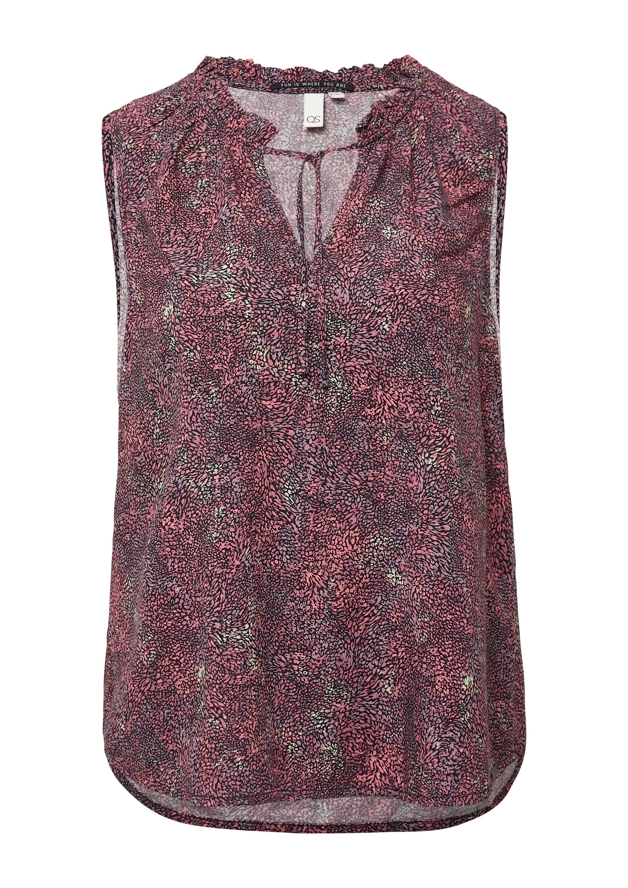 QS Blusentop Bluse Blusentop aus Viskose günstig online kaufen