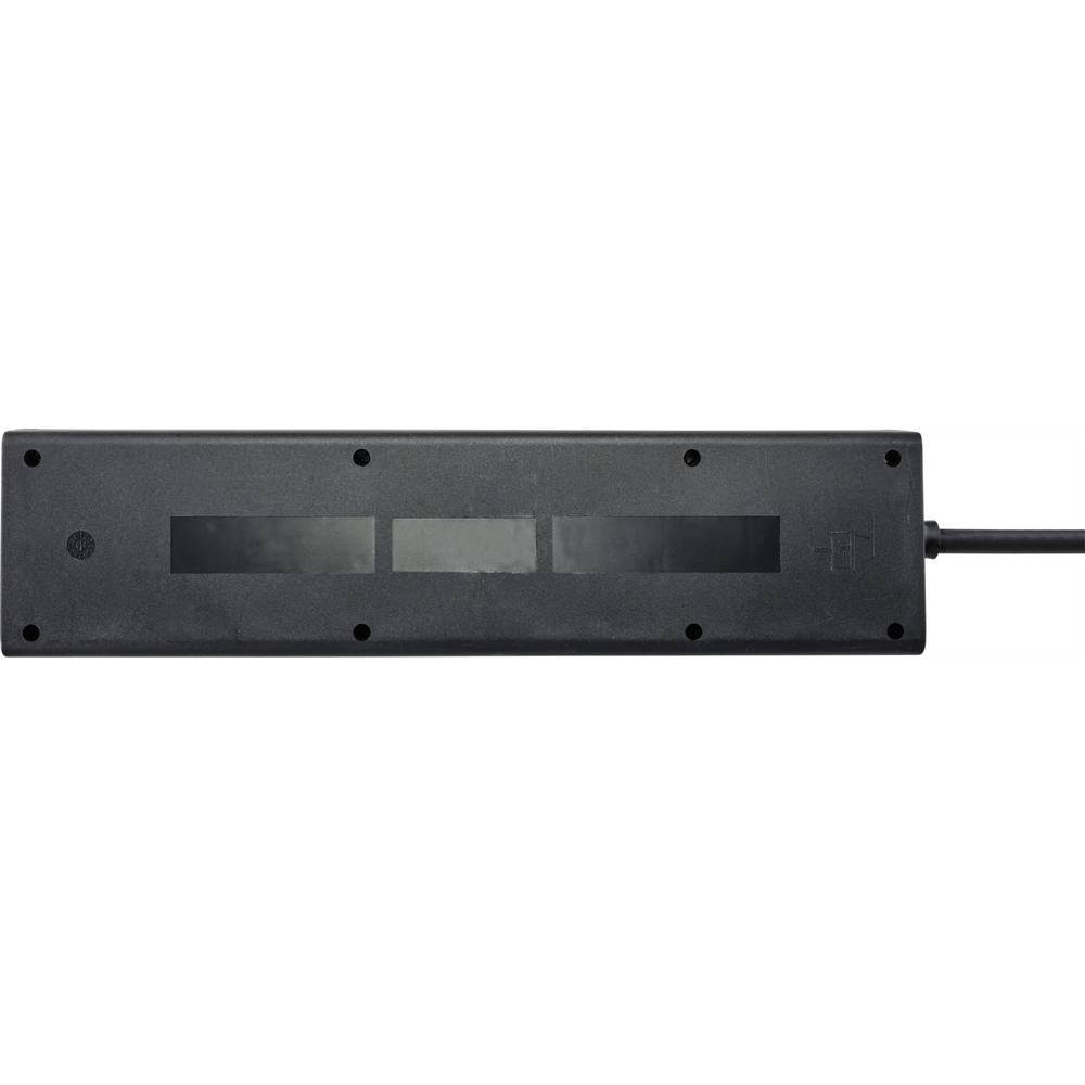 Sygonix 4-fach-Steckdosenleiste mit 2 x USB, IP44 RF-4737806 Steckdosenleiste, mit Schalter, mit USB-Ladeausgang – Bild 4 von 5