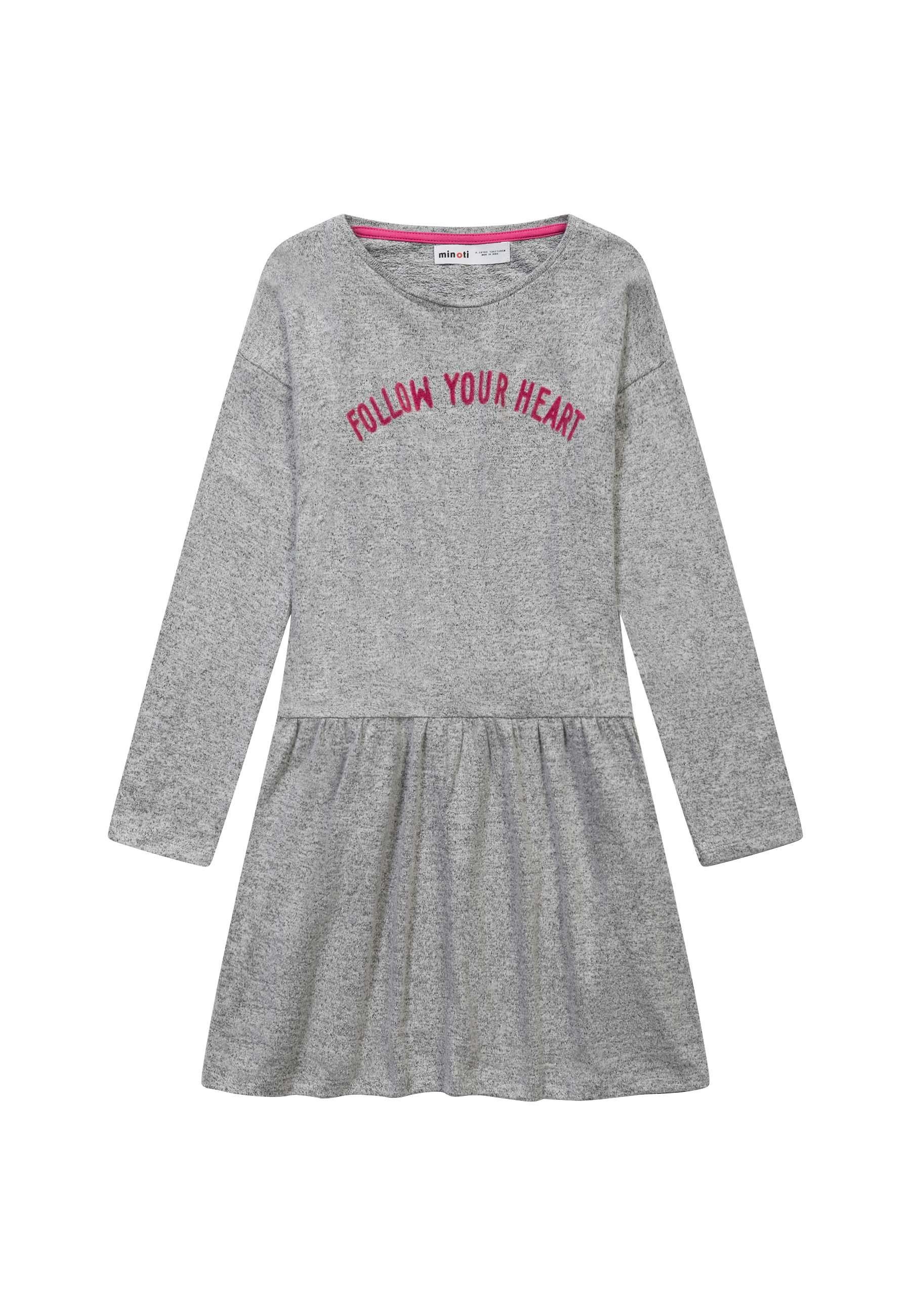 MINOTI Sweatkleid Strickkleid „Follow Your Heart“ (3y-14y)