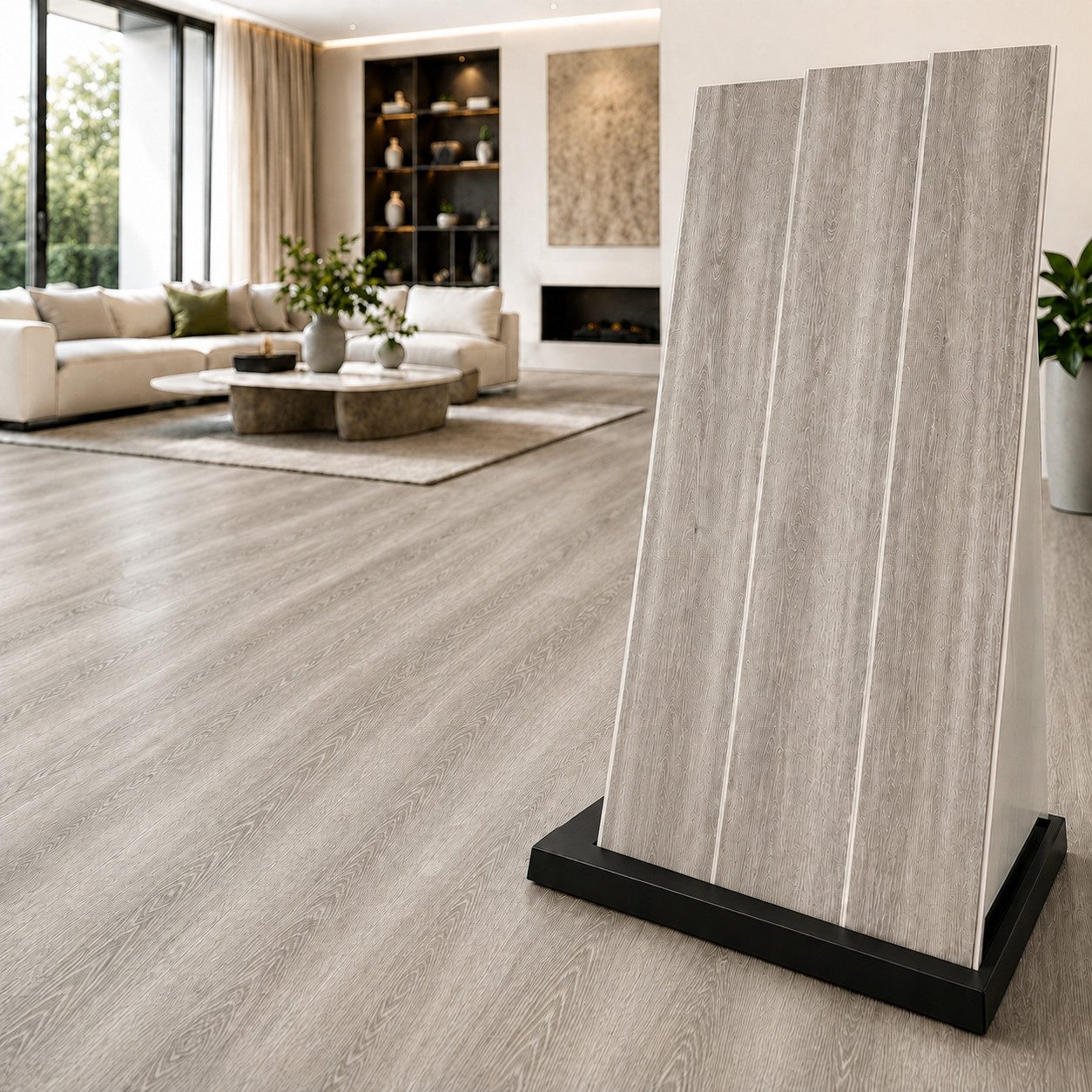 NoblesBox Designboden Klick Vinylboden SPC - Hartvinyl - 4+1mm Wasserfest - 1 mm Isolierung, Für Fußbodenheizung, Hochabriebfest & Klicksystem