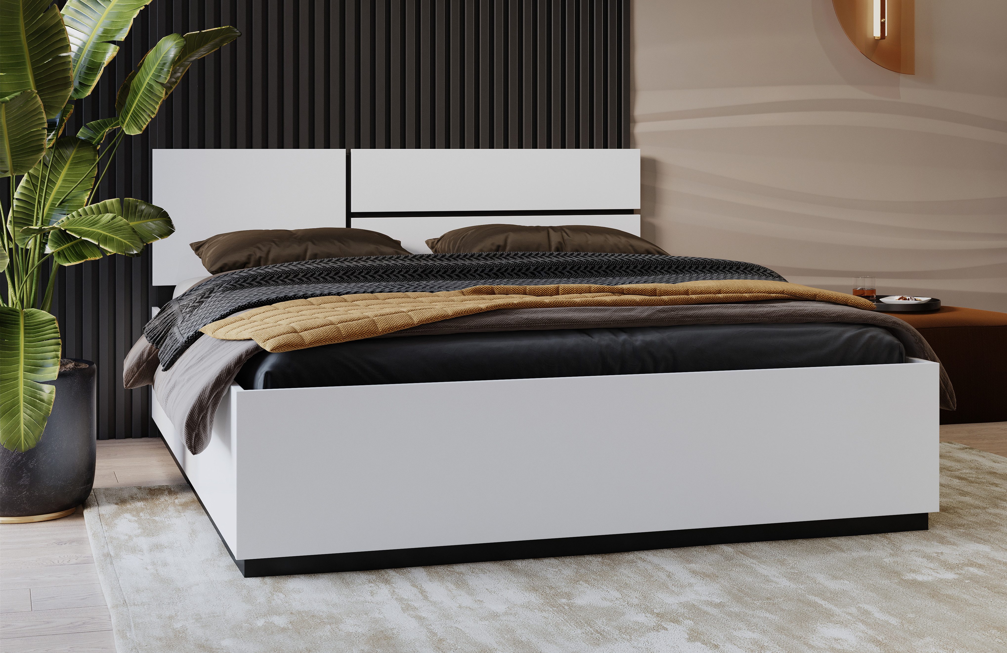 INOSIGN Bettgestell Cross, moderner Bettrahmen, Doppelbett günstig online kaufen