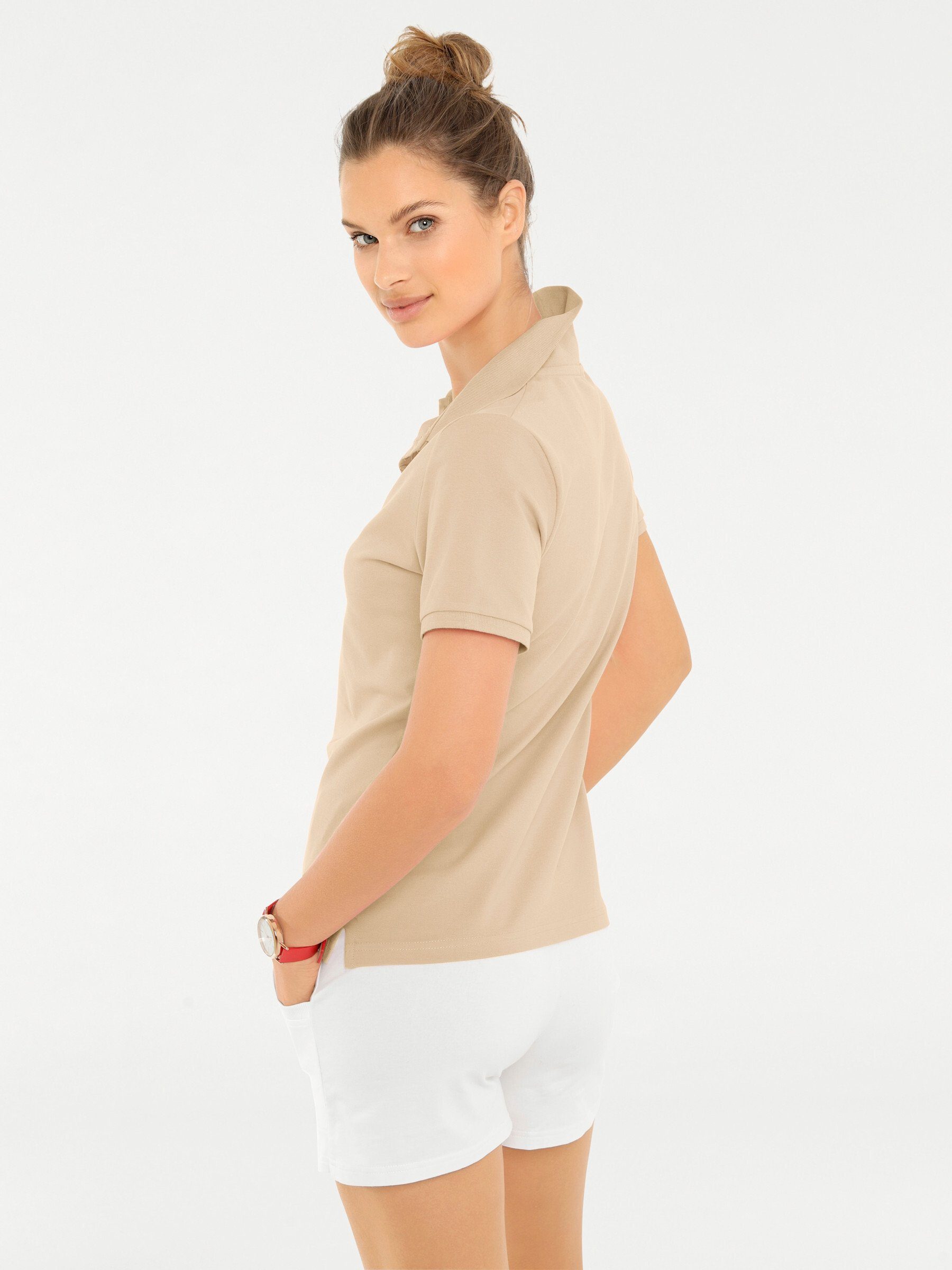 heine T-Shirt Poloshirt Kurzarm