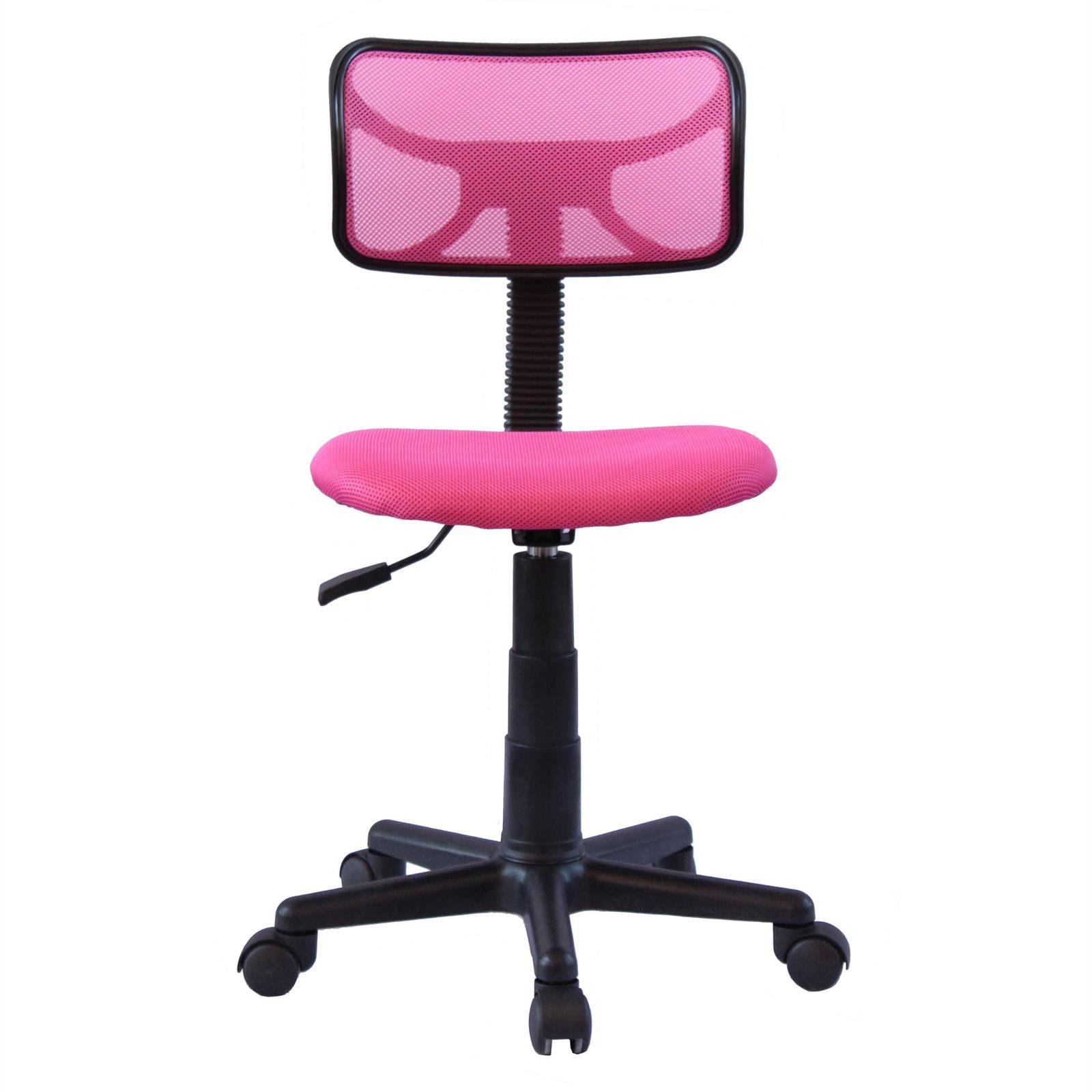 IDIMEX Drehstuhl MILAN, ergonomischer Schreibtischstuhl mit Netzbezug pink