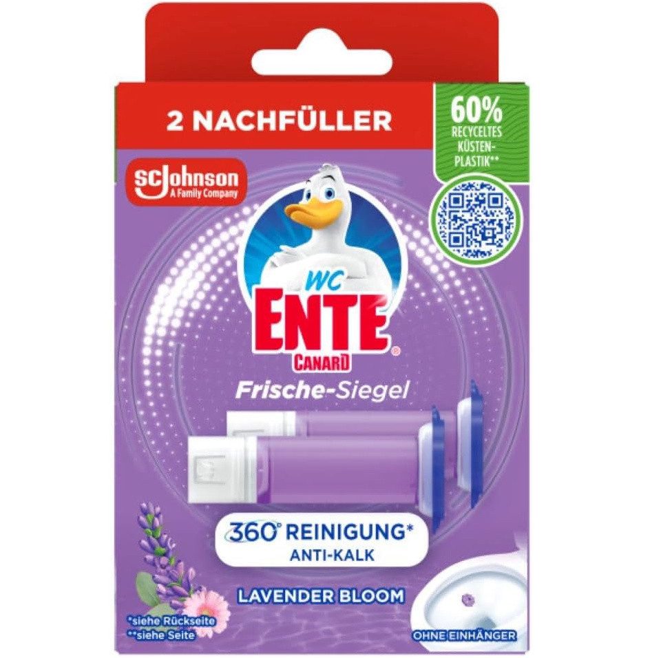 WC Ente Frische-Siegel Nachfüller, Lavender Bloom, 2 x 36 ml WC-Reiniger