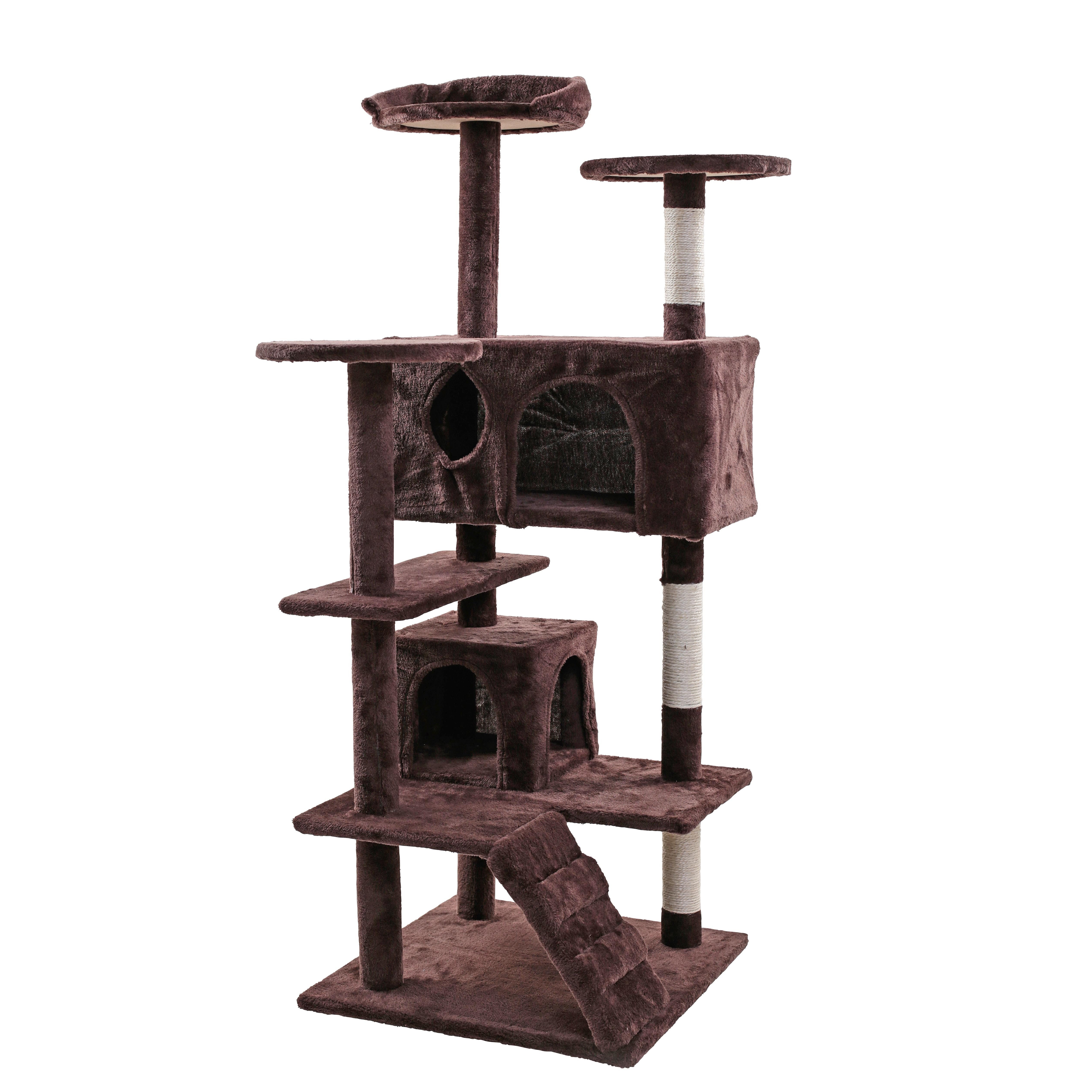 Kratzbaum Katzenbaum XL Katzenkratzbaum 130 cm Kletterbaum Coco Spielbaum Bra