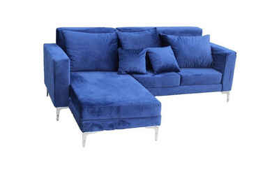 JVmoebel Ecksofa Ecksofa L Form Sofa Couch Design Couchen Polster Textil Samt, Made in Europe
