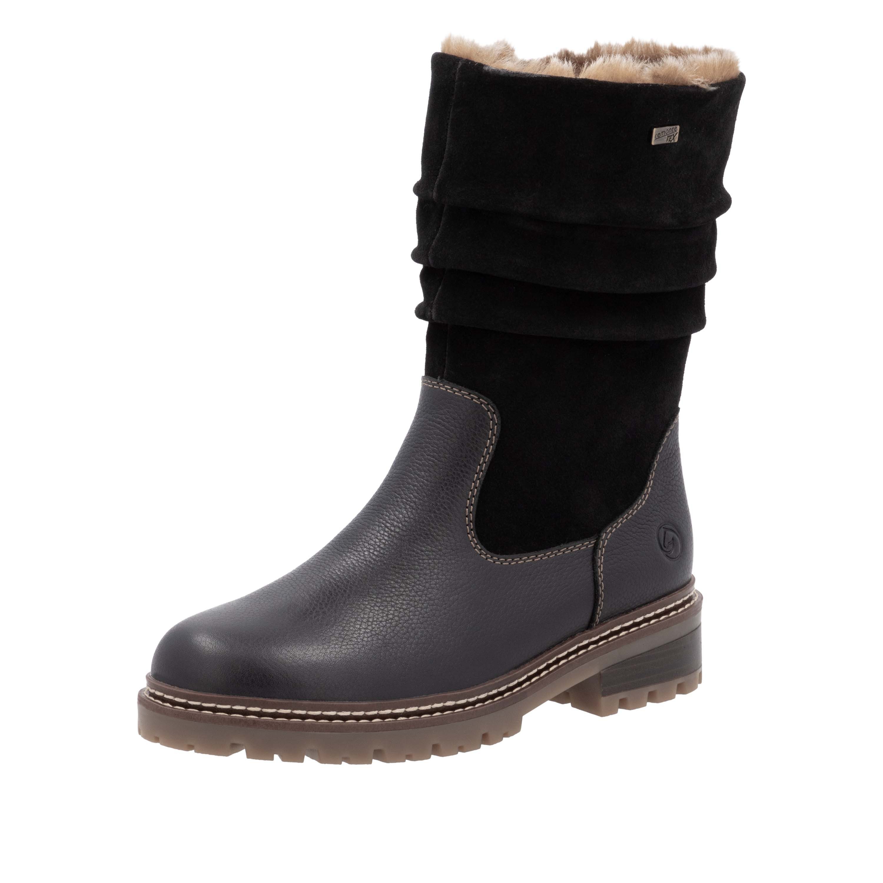 Remonte Fiber Grip Winterstiefel Winterboots, Profilsohle, mit wasserabweisender TEX-Membran