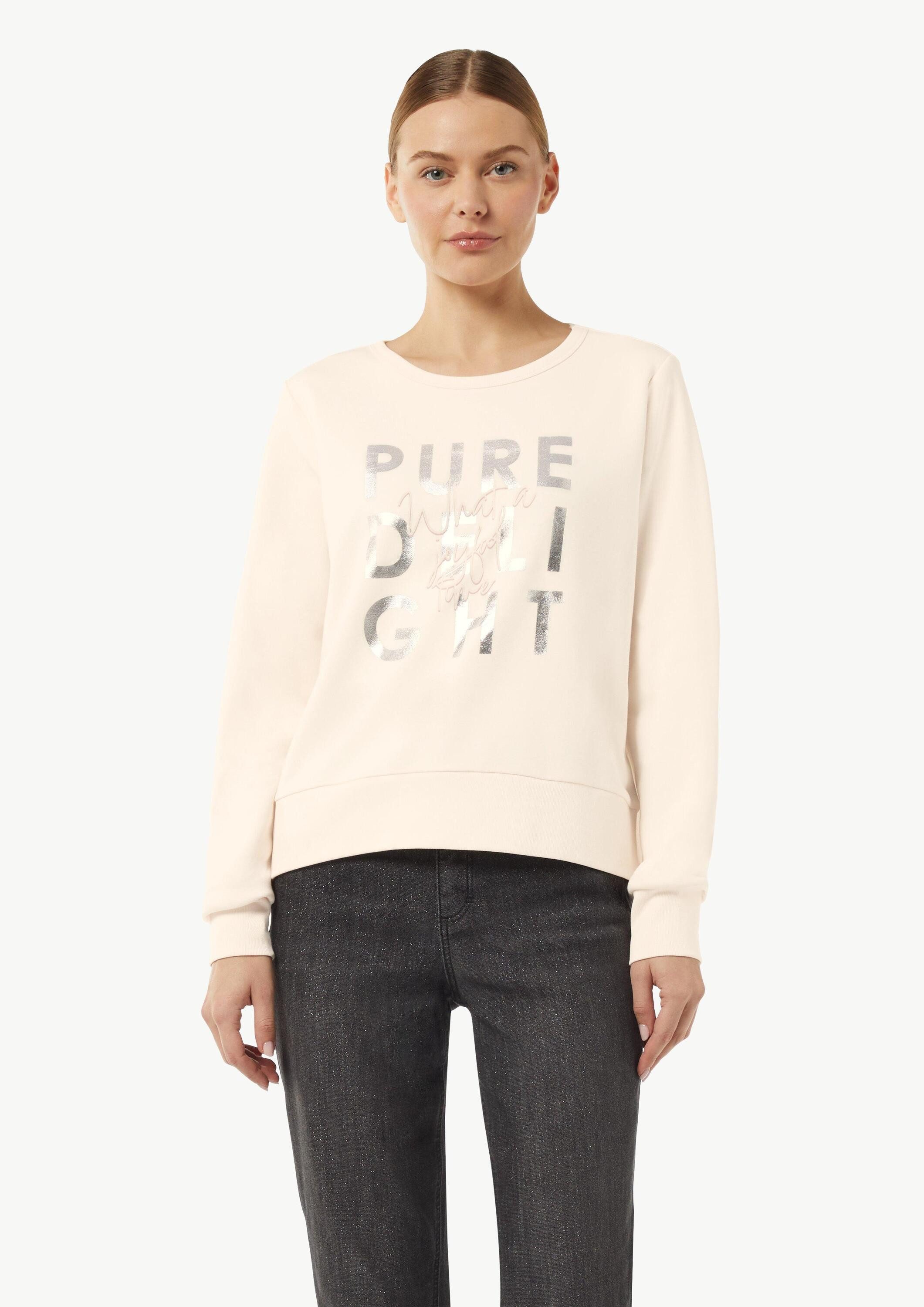 comma Sweatshirt Sweatshirt Sweatshirt mit Artwork günstig online kaufen