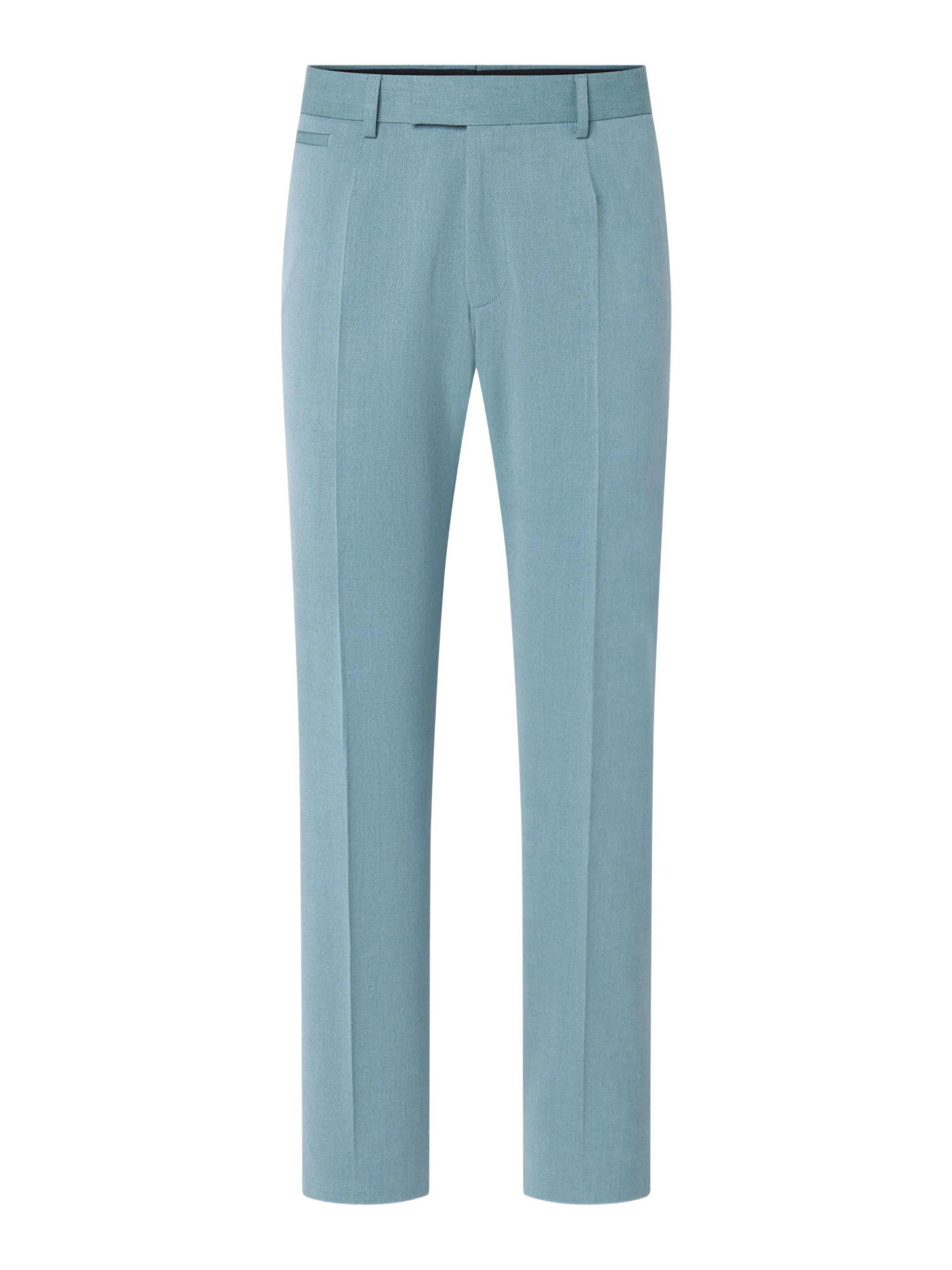Strellson Stoffhose blau, Business, Polyester, Unifarben, Slim Fit