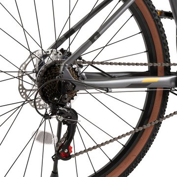 CARPAT SPORT Mountainbike 27,5 29 Zoll MTB Fahrrad für Herren Damen, 21 Gang Shimano, Kettenschaltung, (Aluminium Rahmen, Mechanische Scheibenbremse), Hardtail Fahrrad