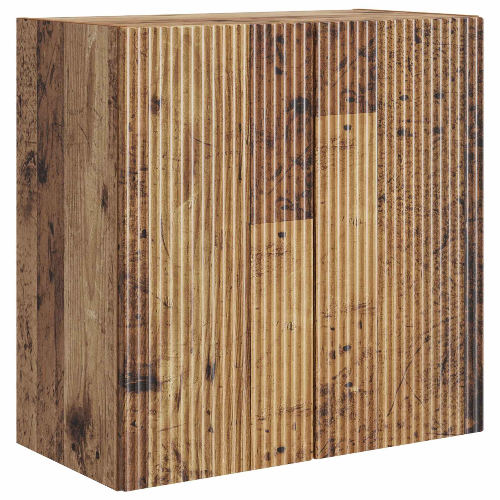 vidaXL Hängeschrank 59 x 31 x 60 cm Hängeschrank Wandschrank Altholz 59x31x60 cm Holzwerks