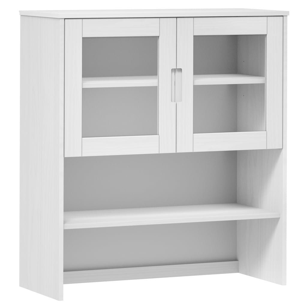 vidaXL Highboard NA Kommode Highboard Vitrine aus massivem Kiefernholz 90x35x100 cm für
