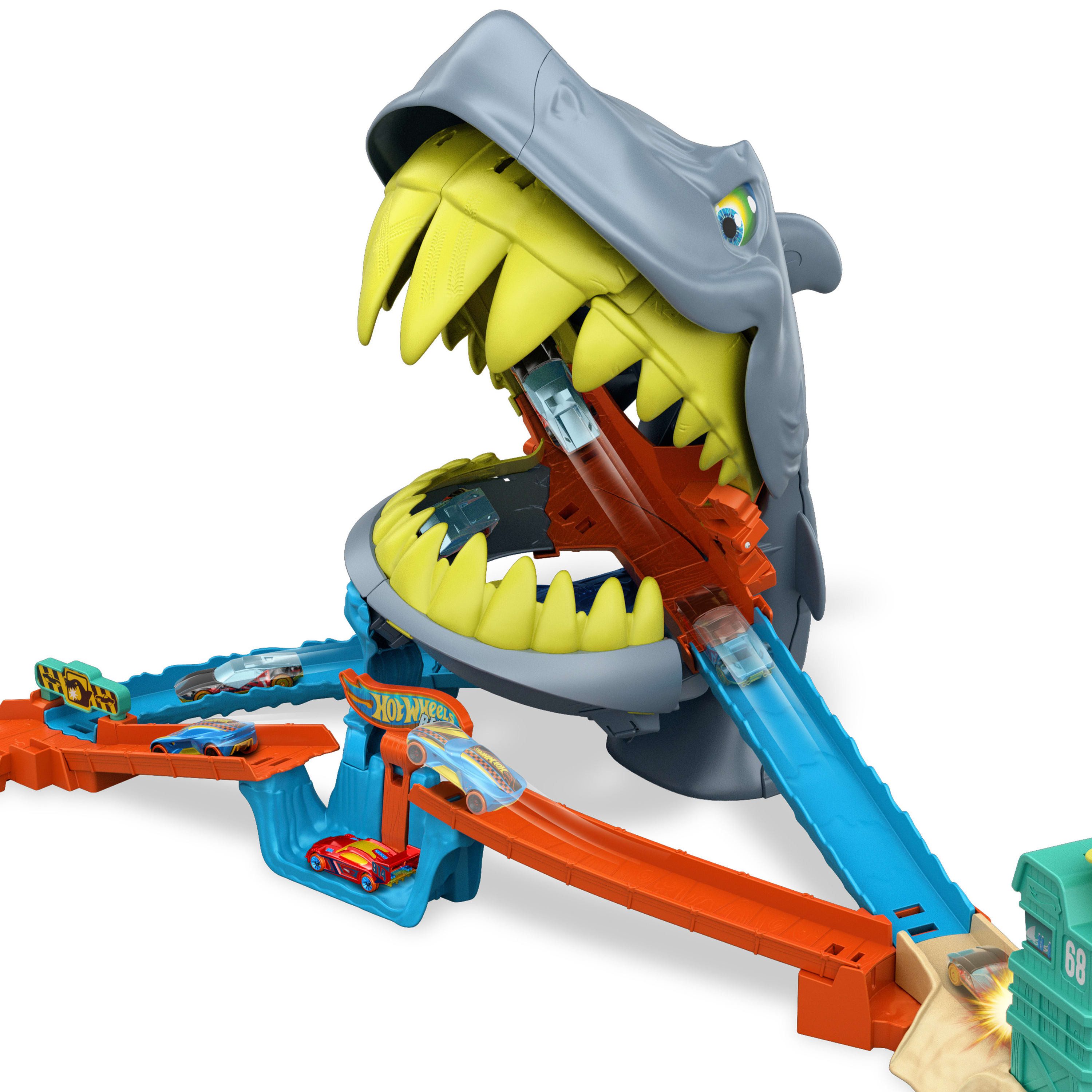 Hot Wheels Autorennbahn Hot Wheels City Shark Beach