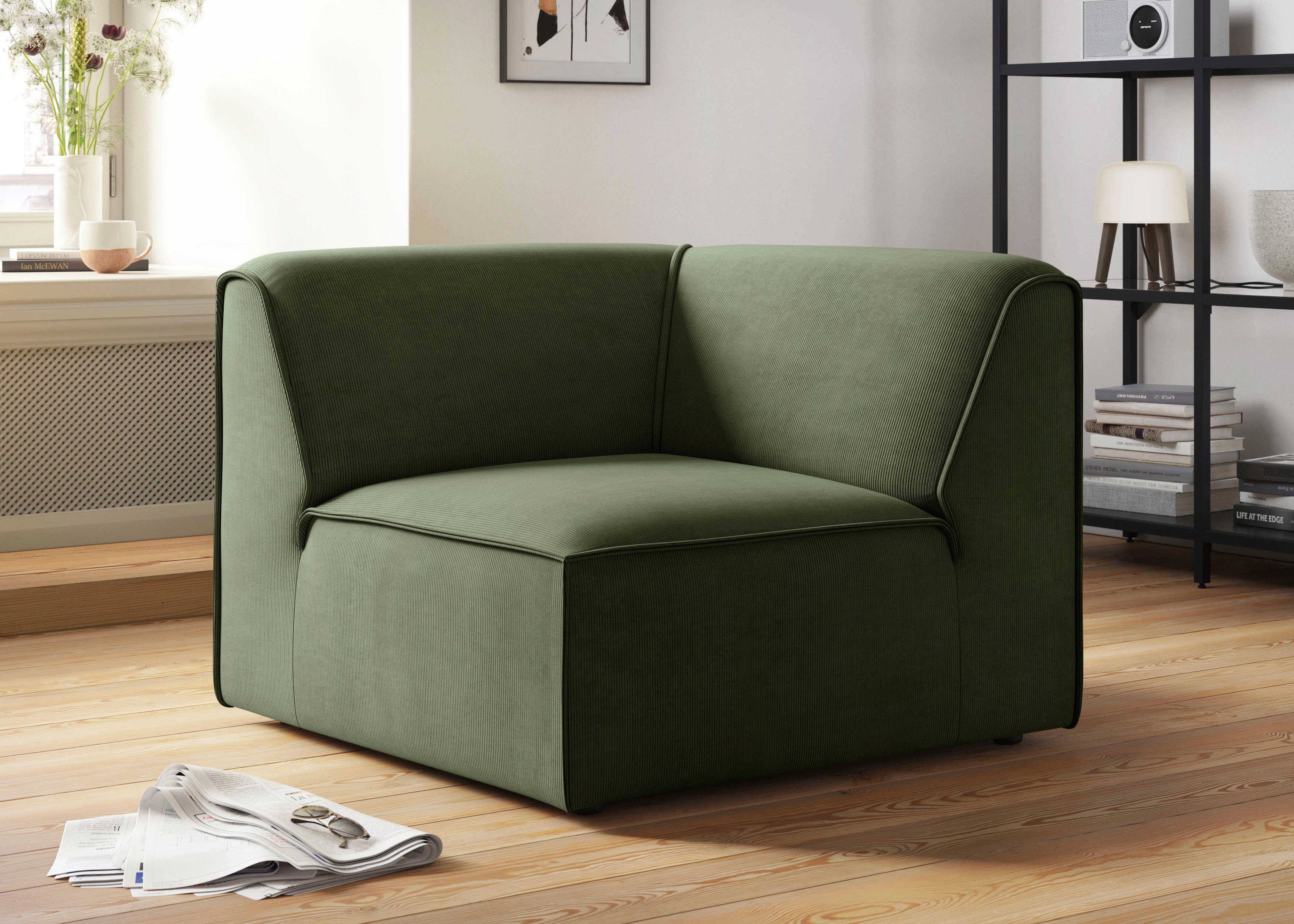 RAUM.ID Sofa-Eckelement Merid, Sofaelement, Maße B/T/H: günstig online kaufen