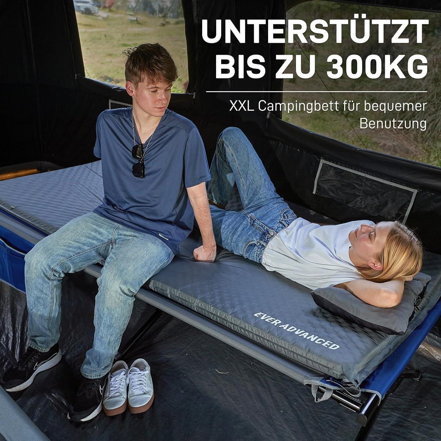 LuxusKollektion Klappstuhl Feldbett XXL 300KG belastbar günstig online kaufen