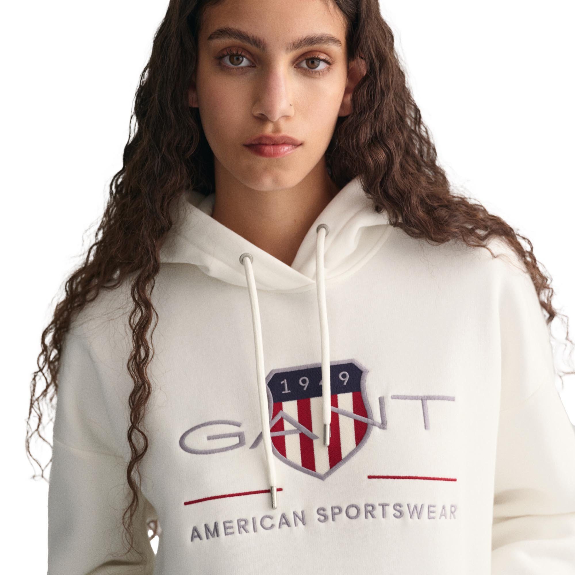 Gant Sweater Damen Sweatshirt Baumwolle