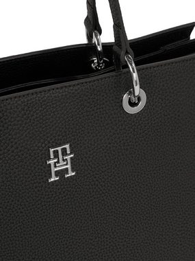 Tommy Hilfiger Henkeltasche TH EMBLEM SATCHEL, in zeitlosem Design